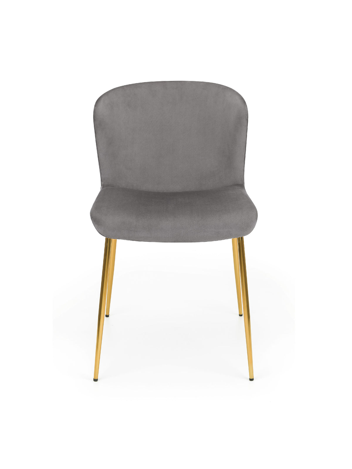 Set Of 2 Harper Dining Chairs – Grey – Grey Velvet