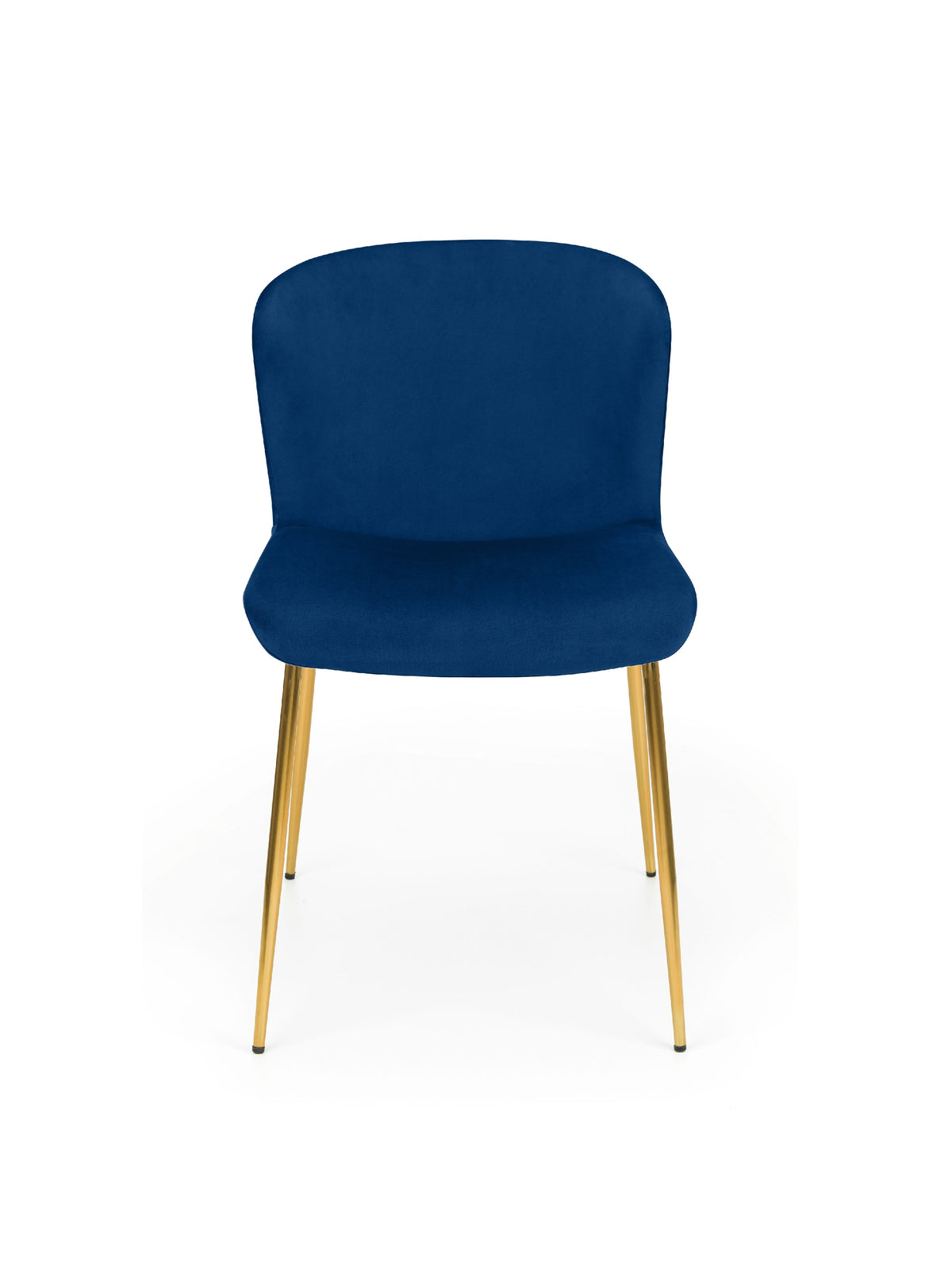 Set Of 2 Harper Dining Chairs – Blue – Blue Velvet