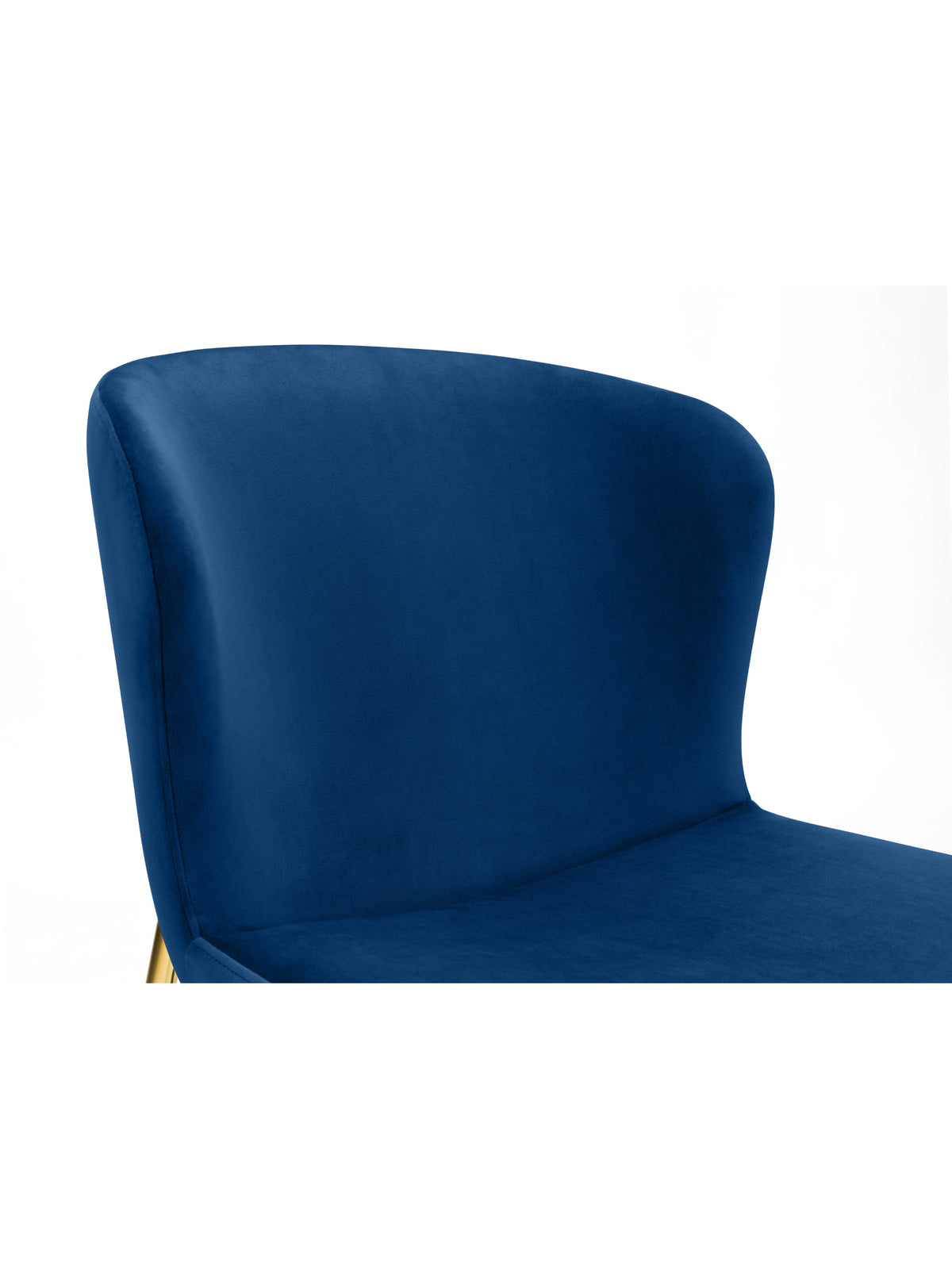 Set Of 2 Harper Dining Chairs – Blue – Blue Velvet