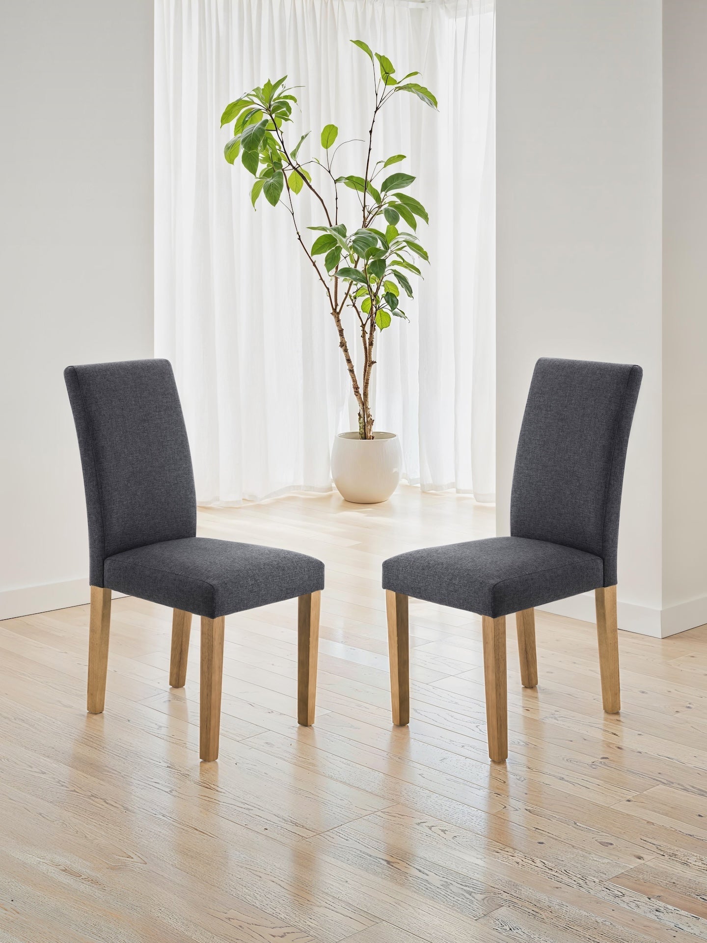 Hastings Fabric Dining Chairs (Set Of 2) – Julian Bowen