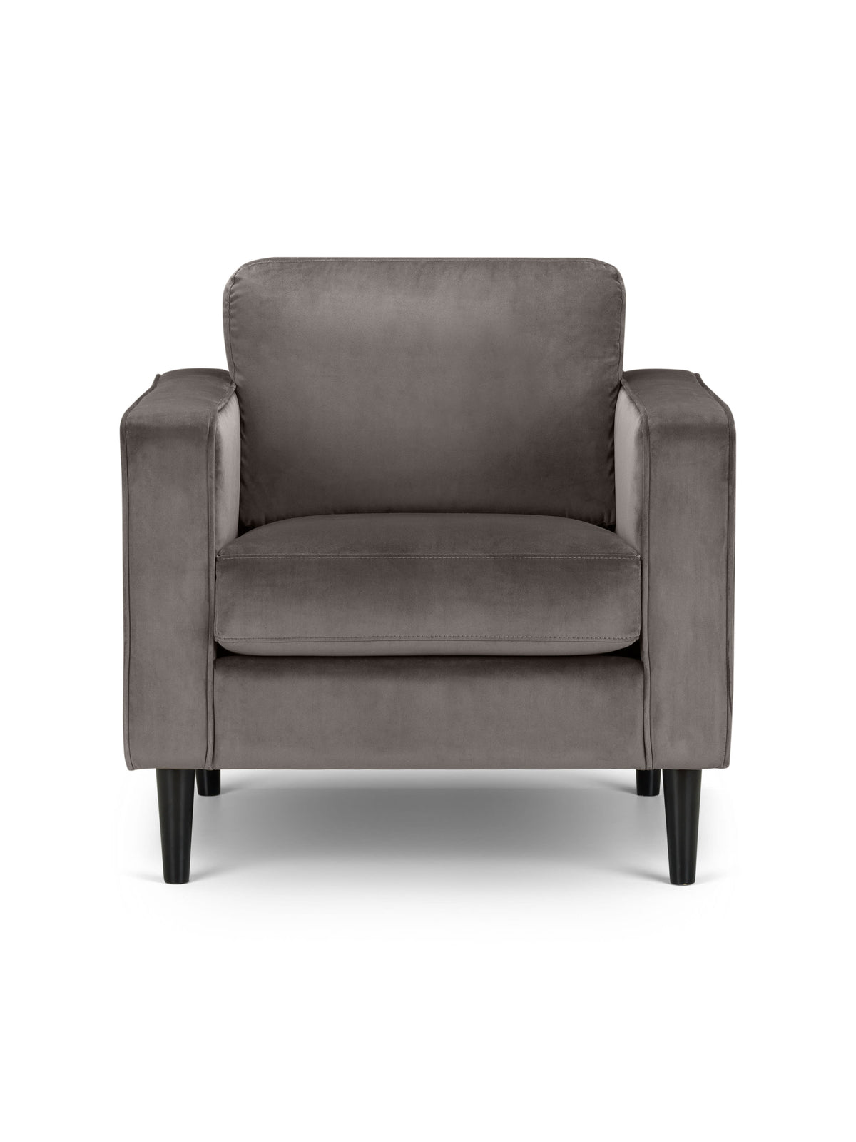 Hayward Velvet Armchair - Grey
