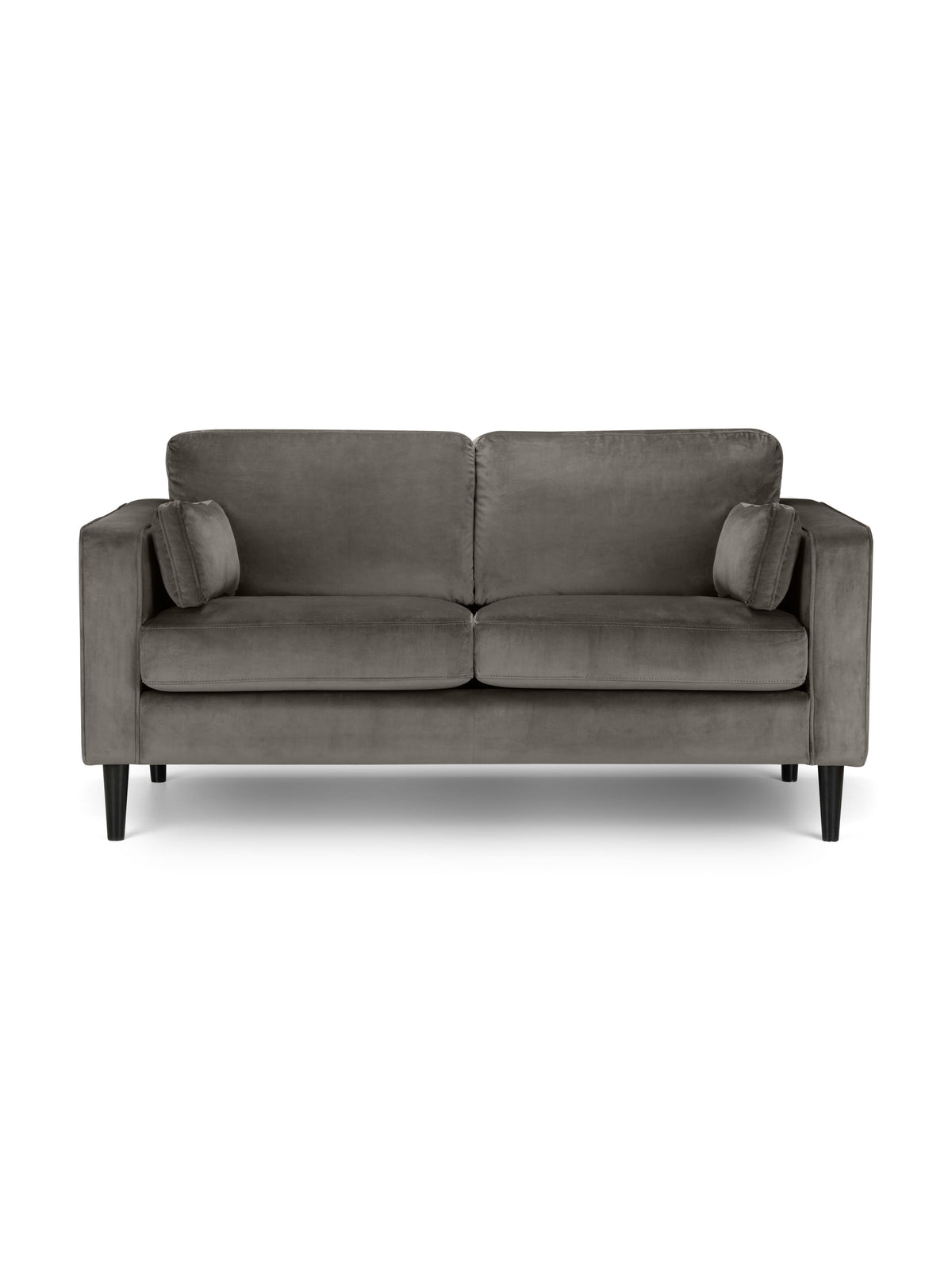 Hayward Velvet Medium 2 Seater Sofa - Grey