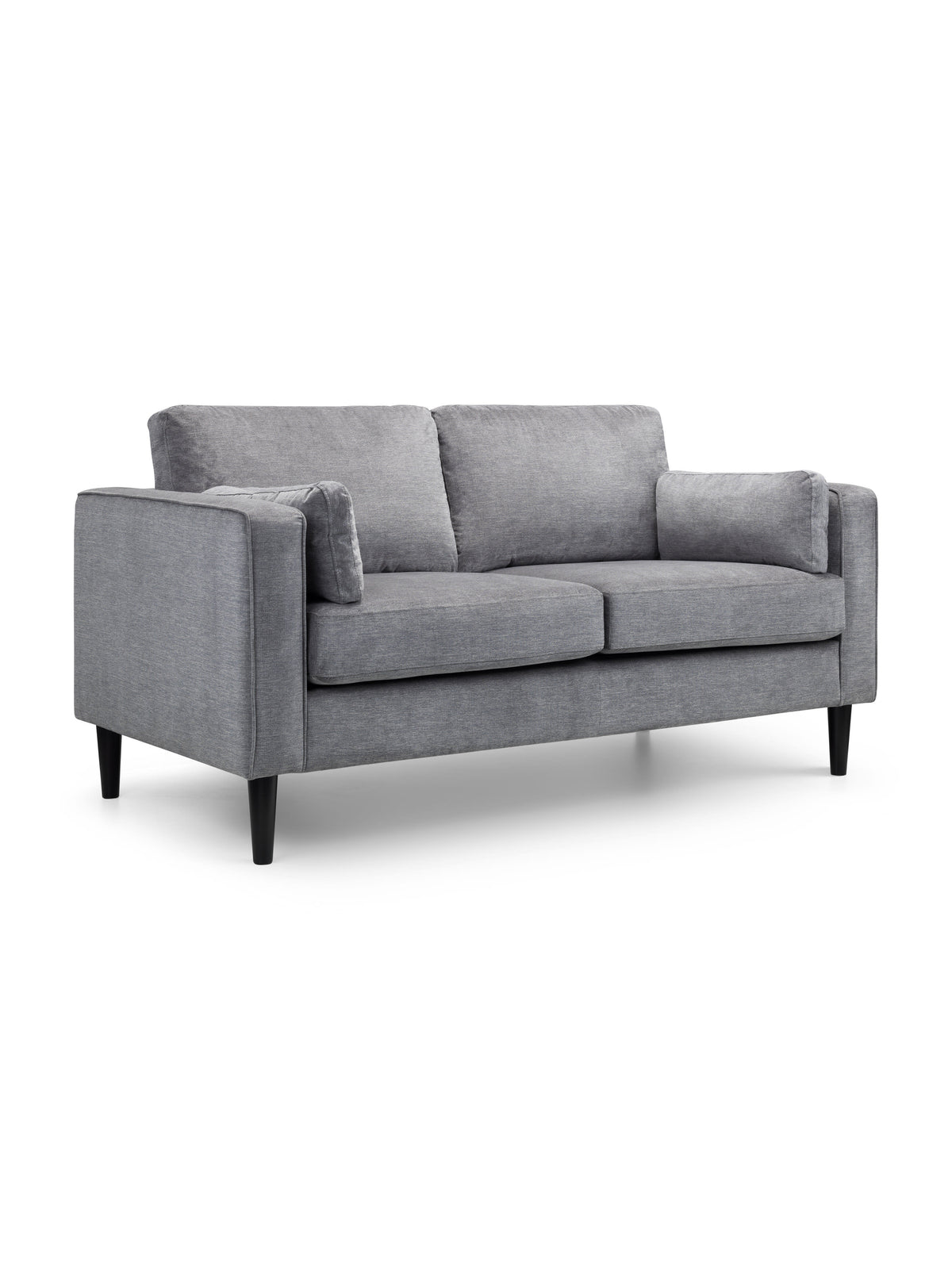 Hayward 2 Seater - Dark Grey Chenille Fabric