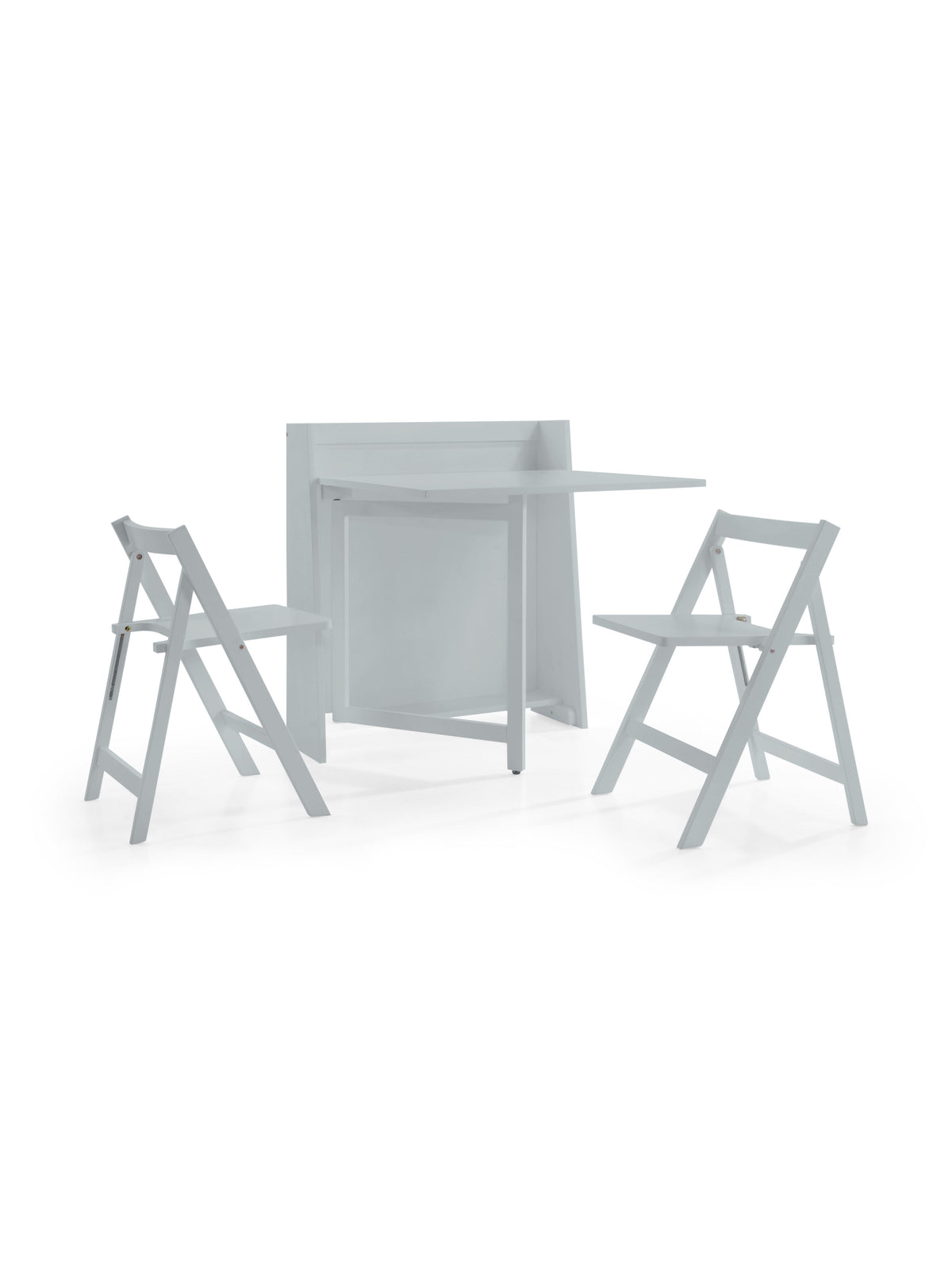 Helsinki Compact Folding Light Grey Dining Set