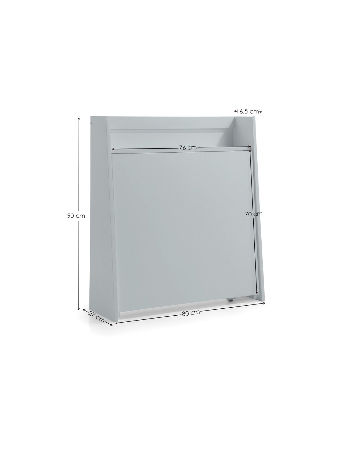 Helsinki Compact Folding Light Grey Dining Set