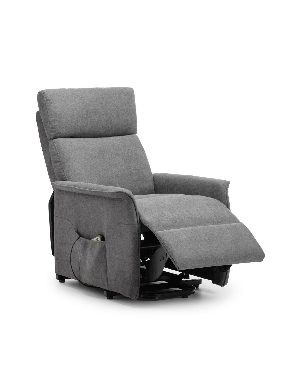 Helena Rise & Recline Chair - Charcoal Fabric