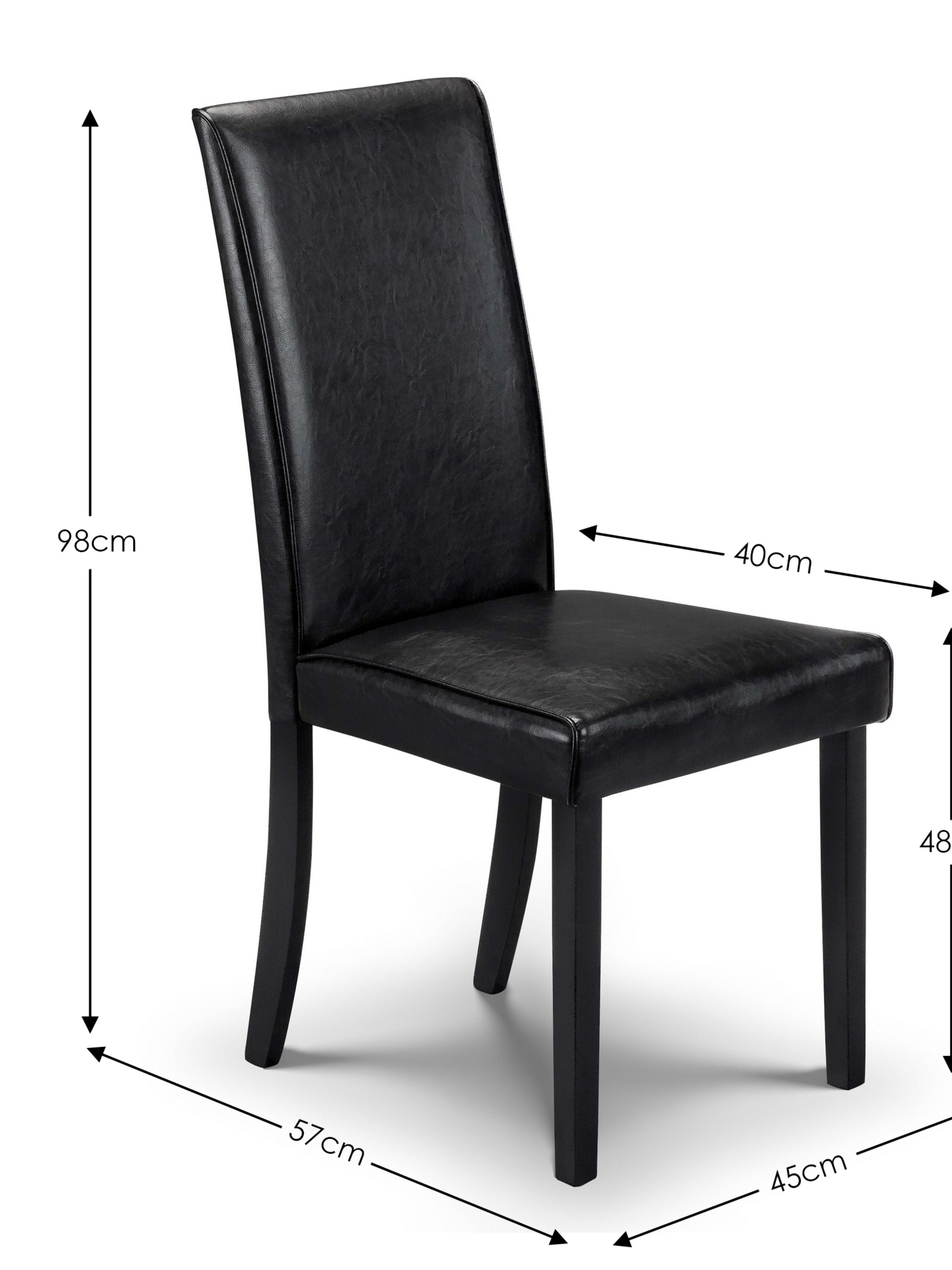 Hudson Dining Table Black and 4 Black Hudson Chairs