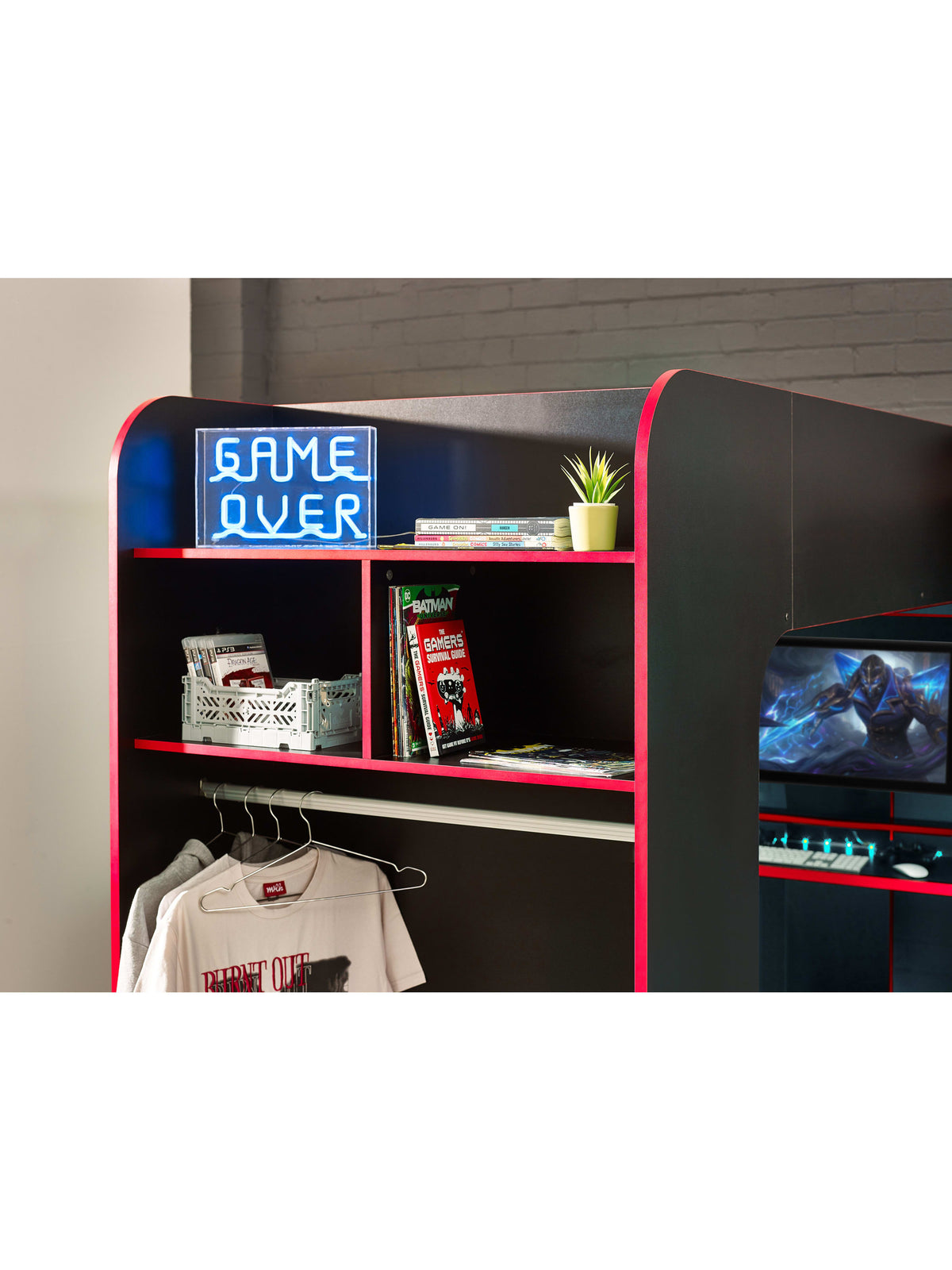Impact Gaming Bunk Black/Red