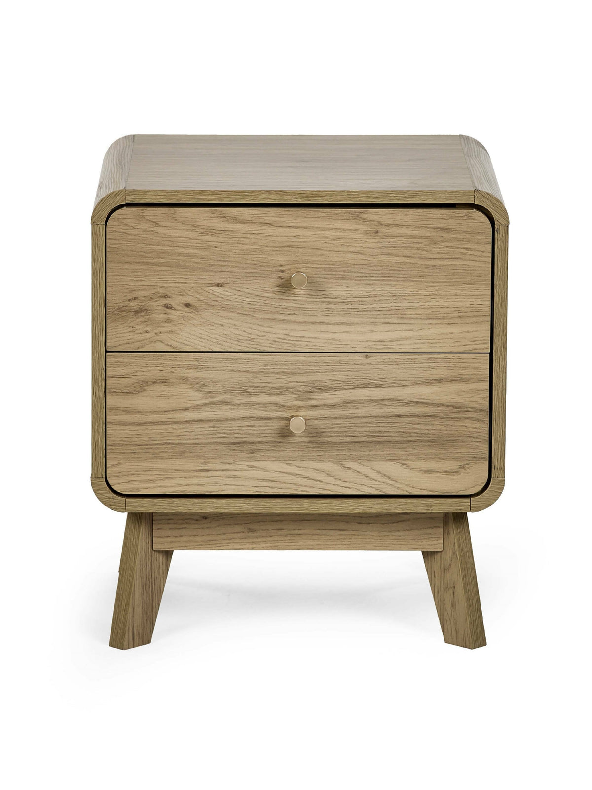 Ingrid 2 Drawer Bedside Oak