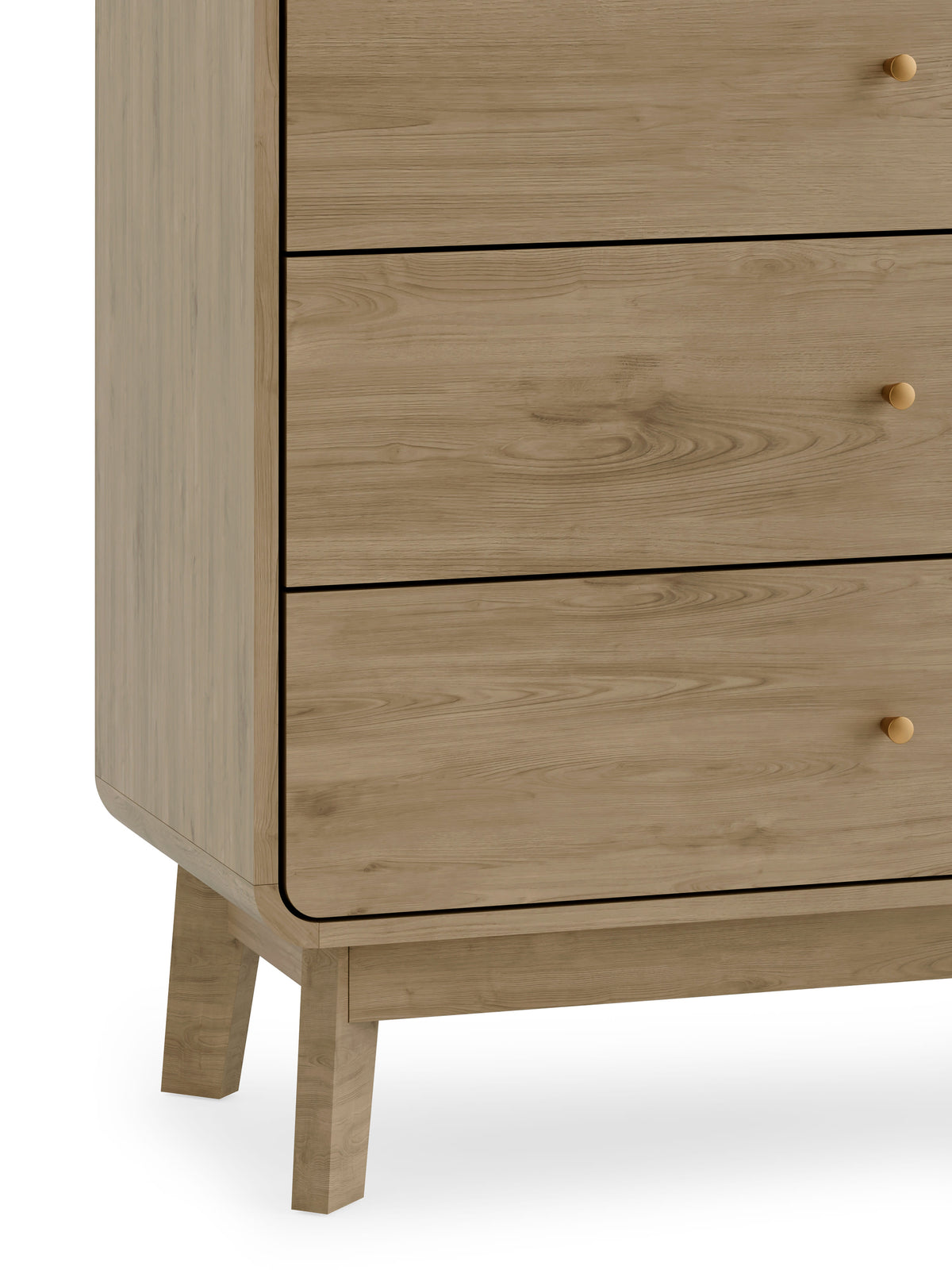 Ingrid 3 Drawer Chest Oak
