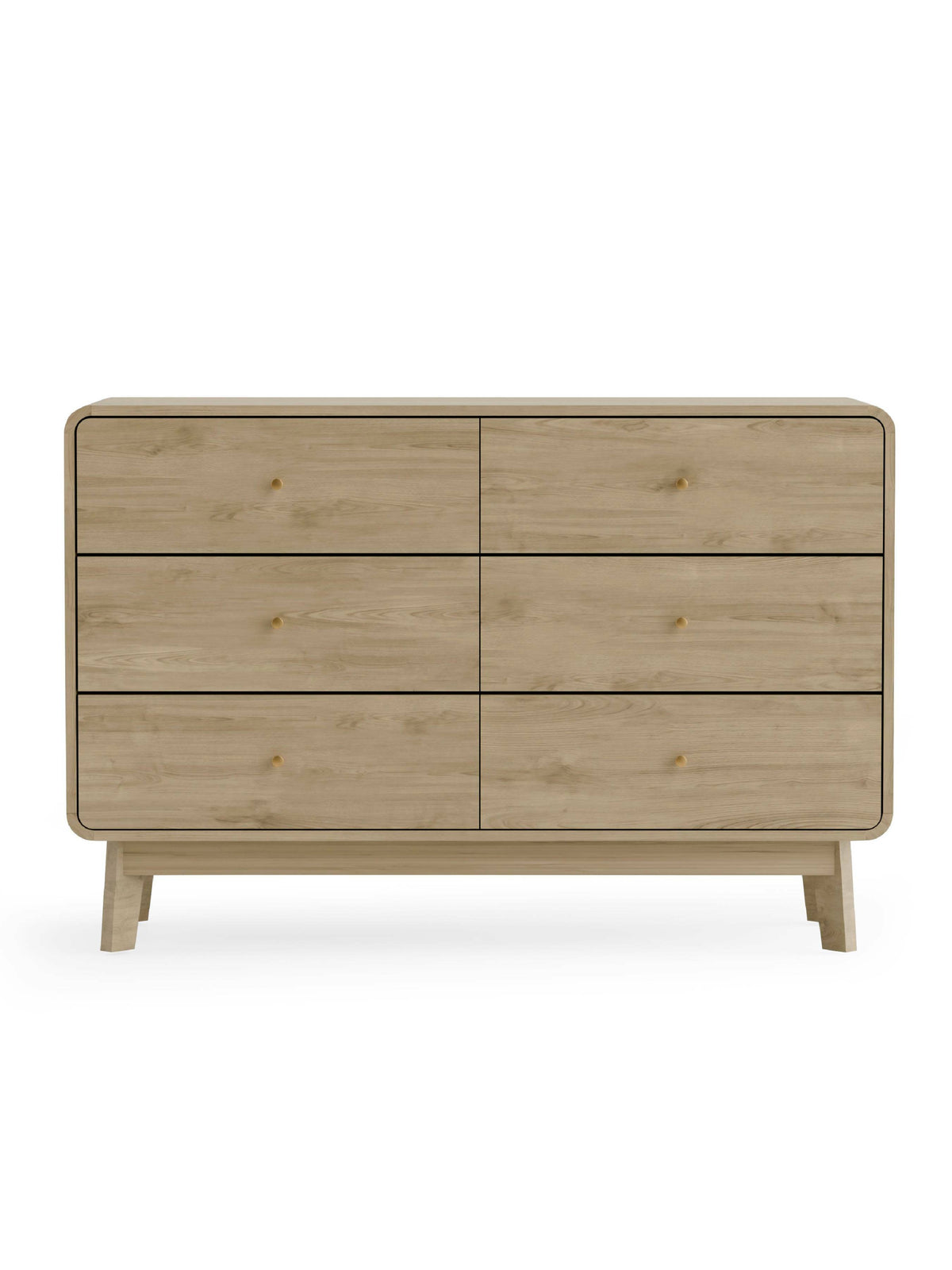 Ingrid 6 Drawer Dresser Oak