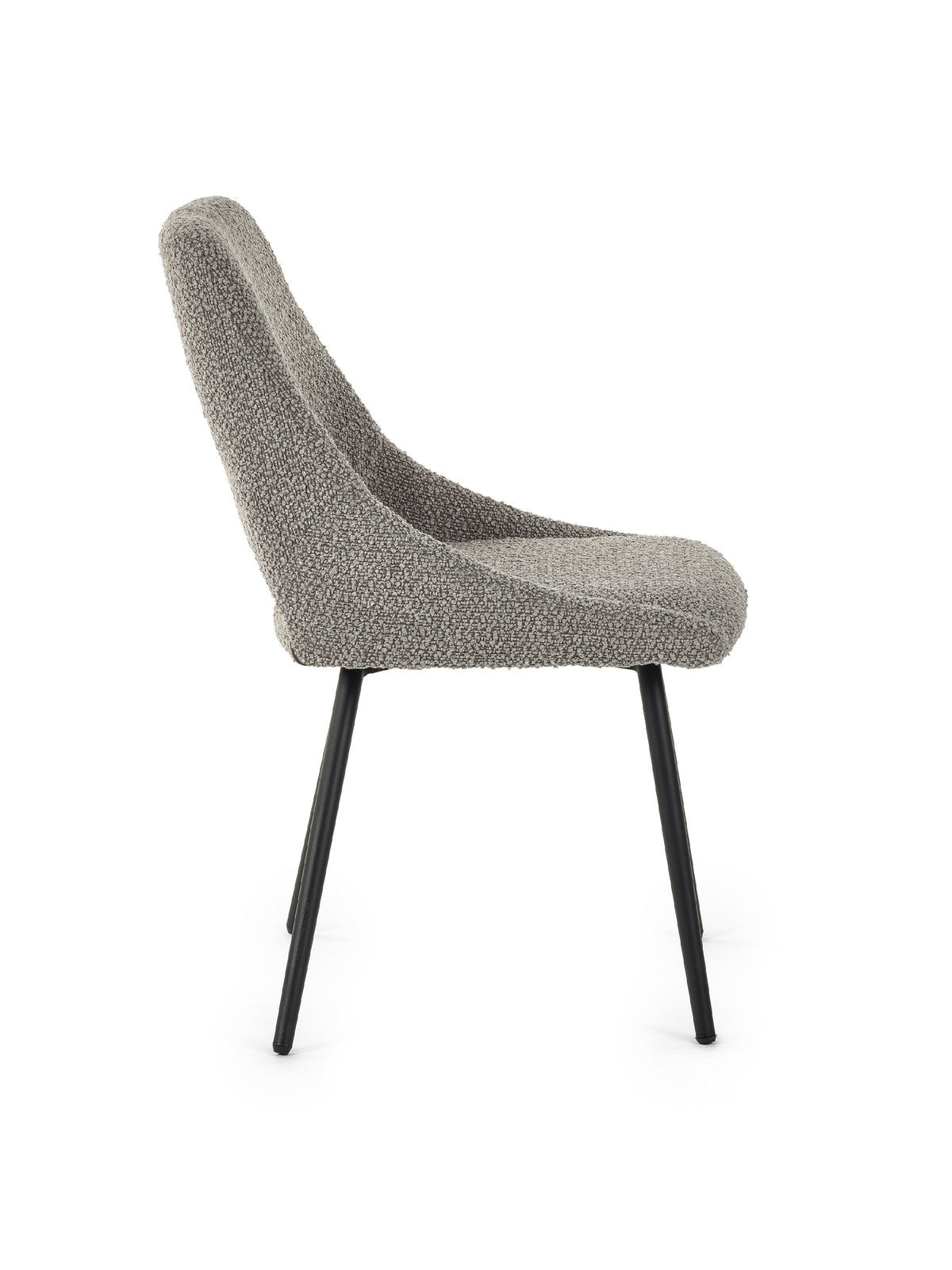 Iris Boucle Dining Chairs - Grey (Set Of 2)