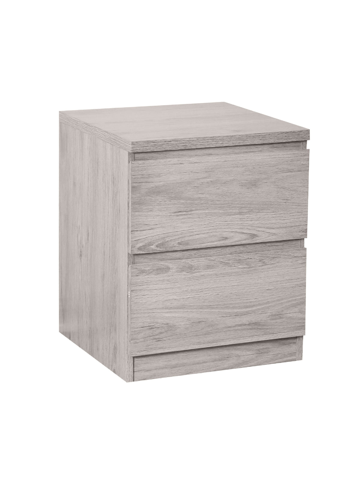 Jupiter 2 Drawer Bedside Grey Oak