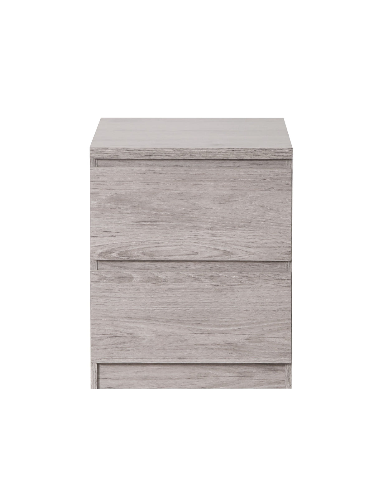 Jupiter 2 Drawer Bedside Grey Oak