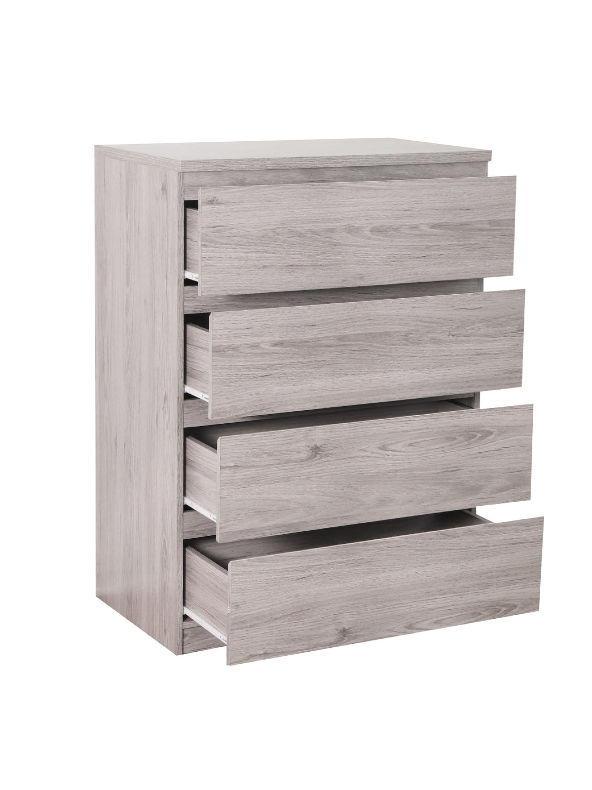 Jupiter 4 Drawer Chest Grey Oak