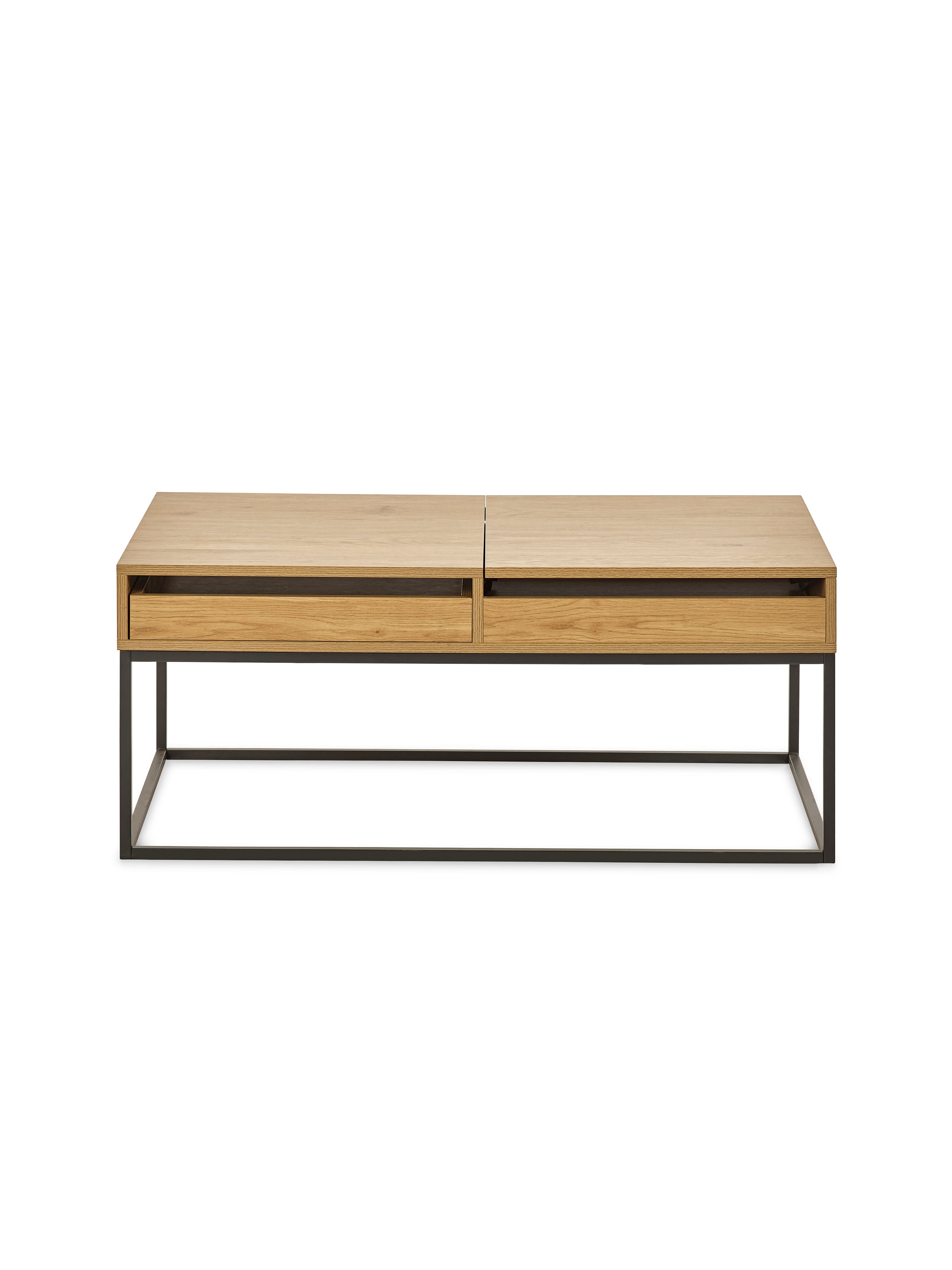 Kade 100cm Oak Effect Rectangular Storage Coffee Table