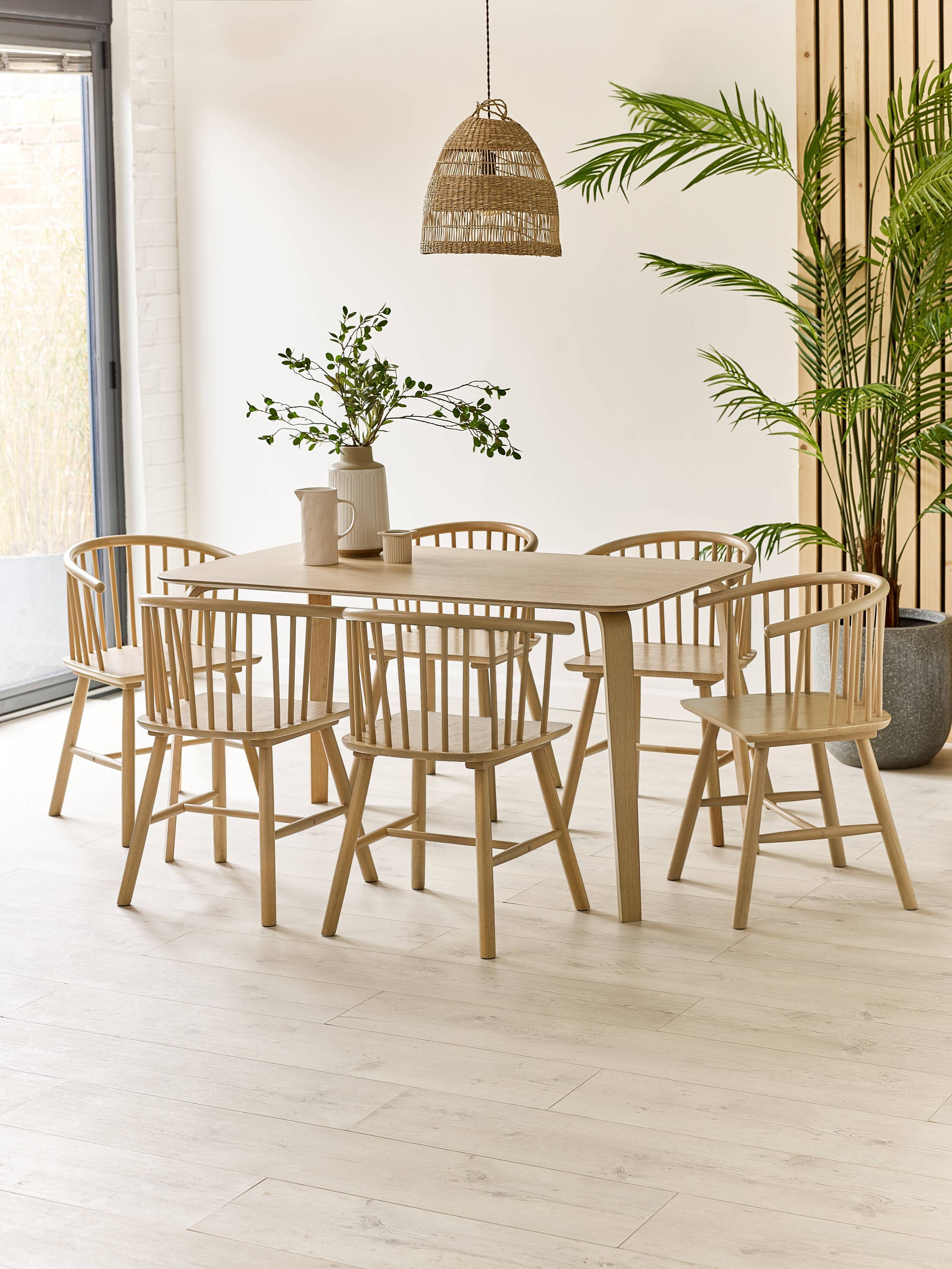 Kaito Dining Set – Light Oak Effect