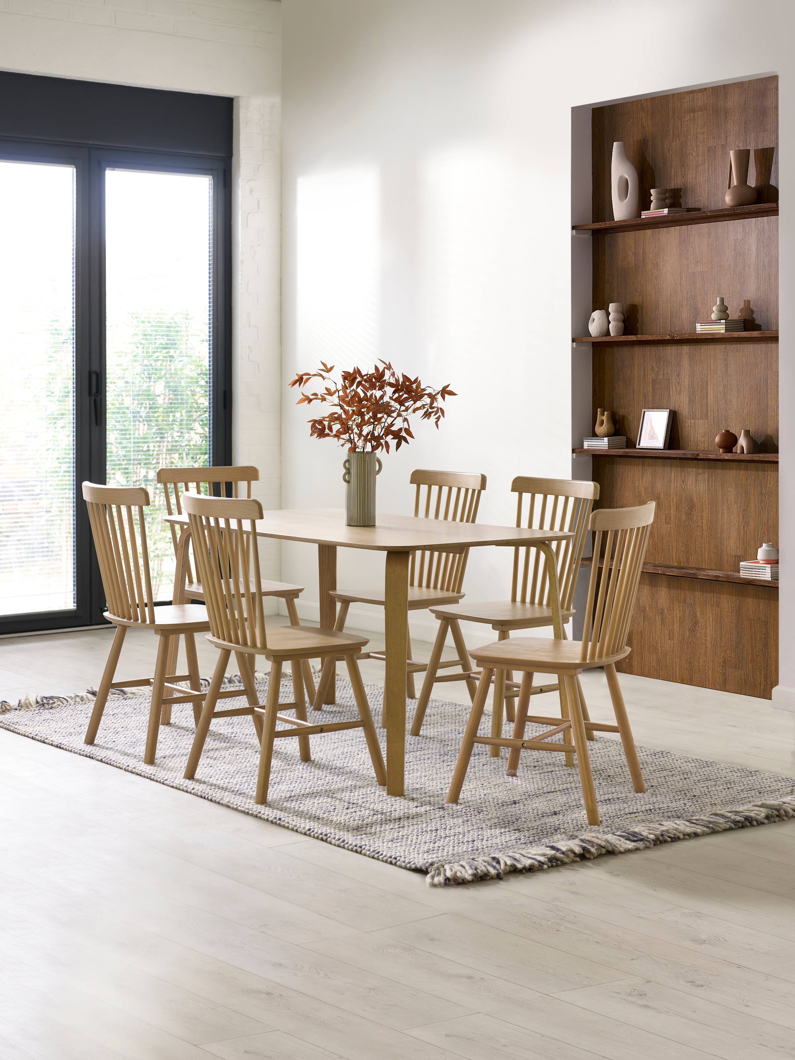 Kaito Dining Set – Light Oak Effect