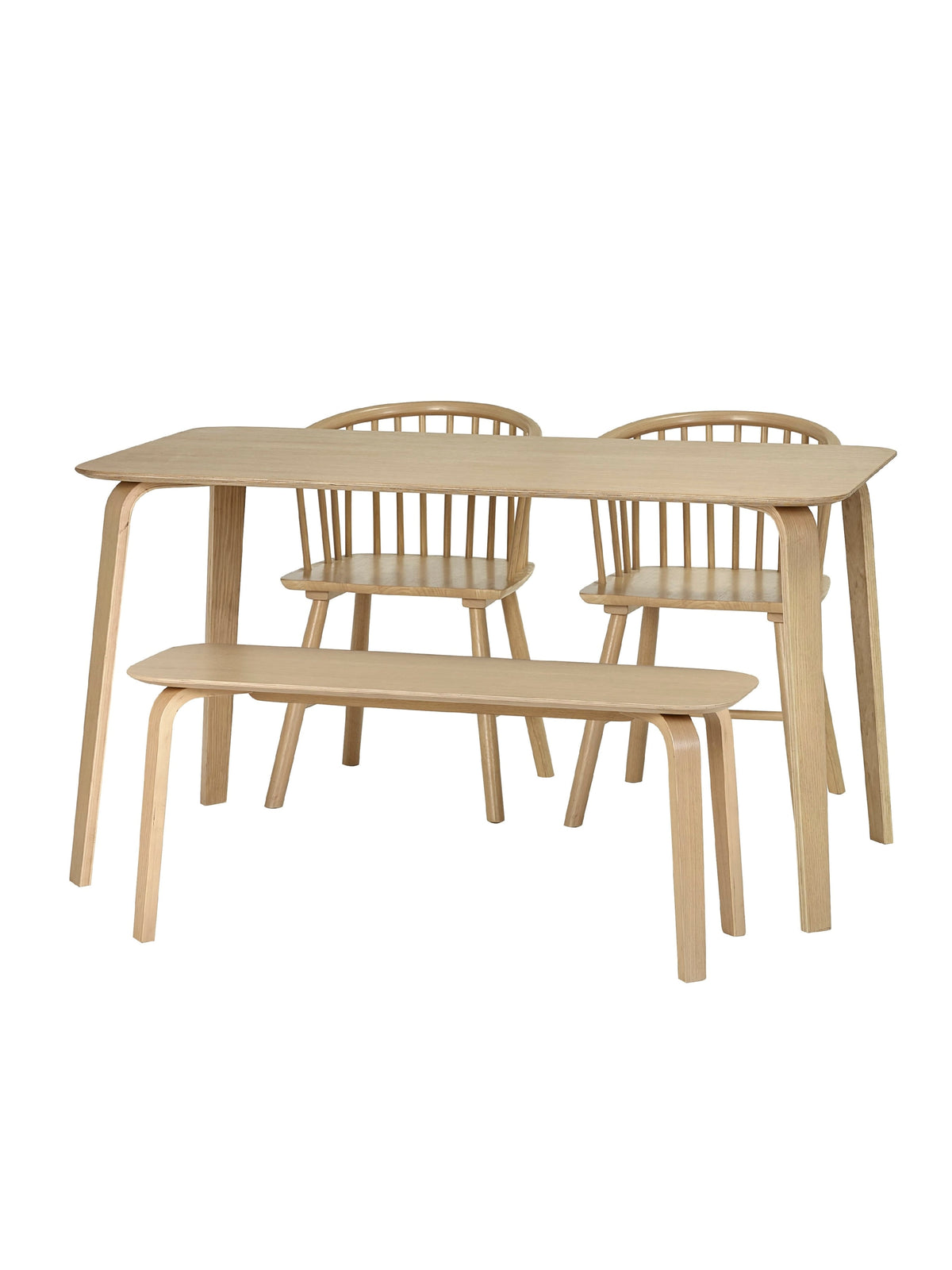 Kaito Oak Dining Chairs (Set of 2)