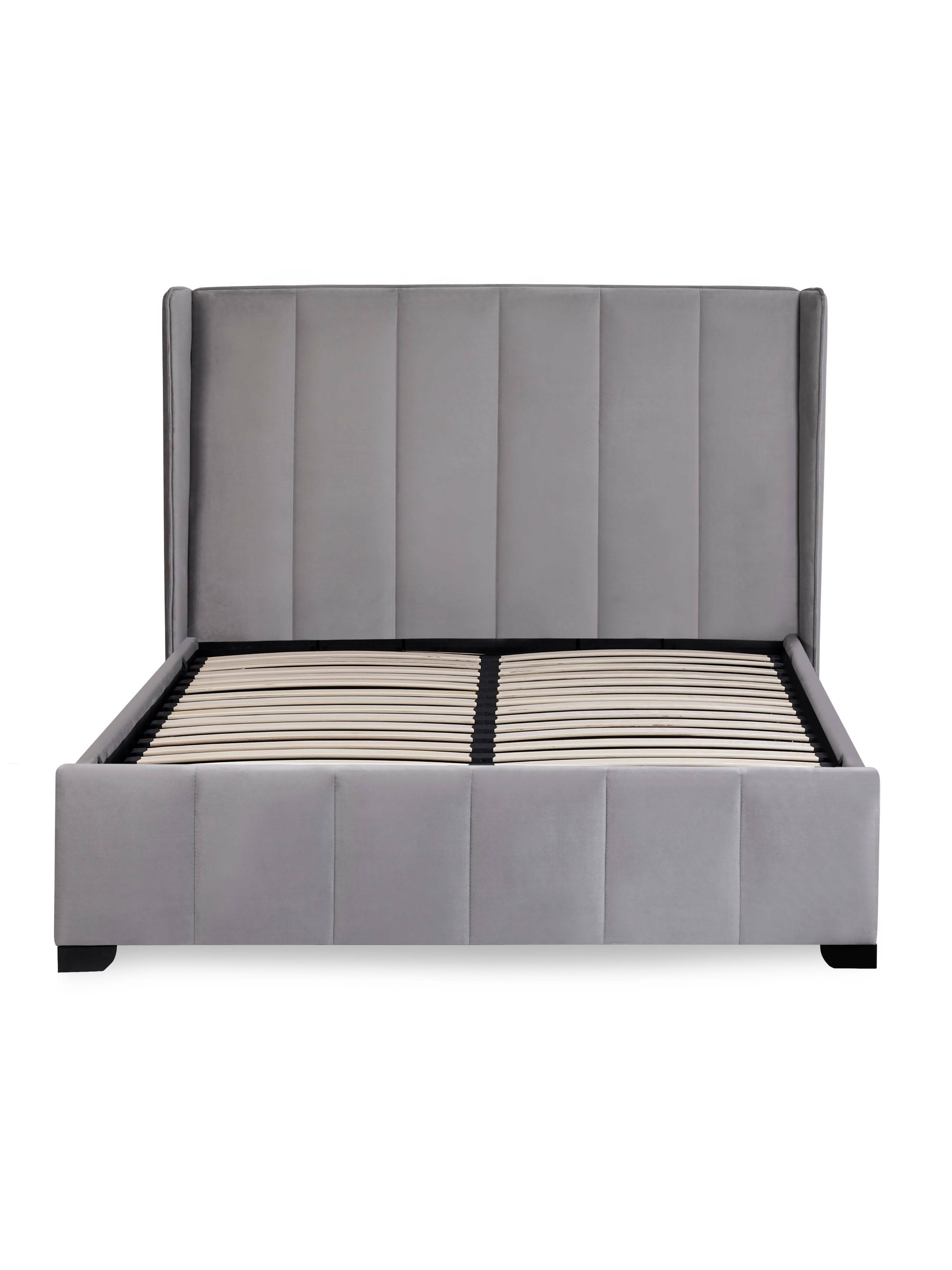 Katie Bed Frame - Grey Velvet – Julian Bowen, view 11