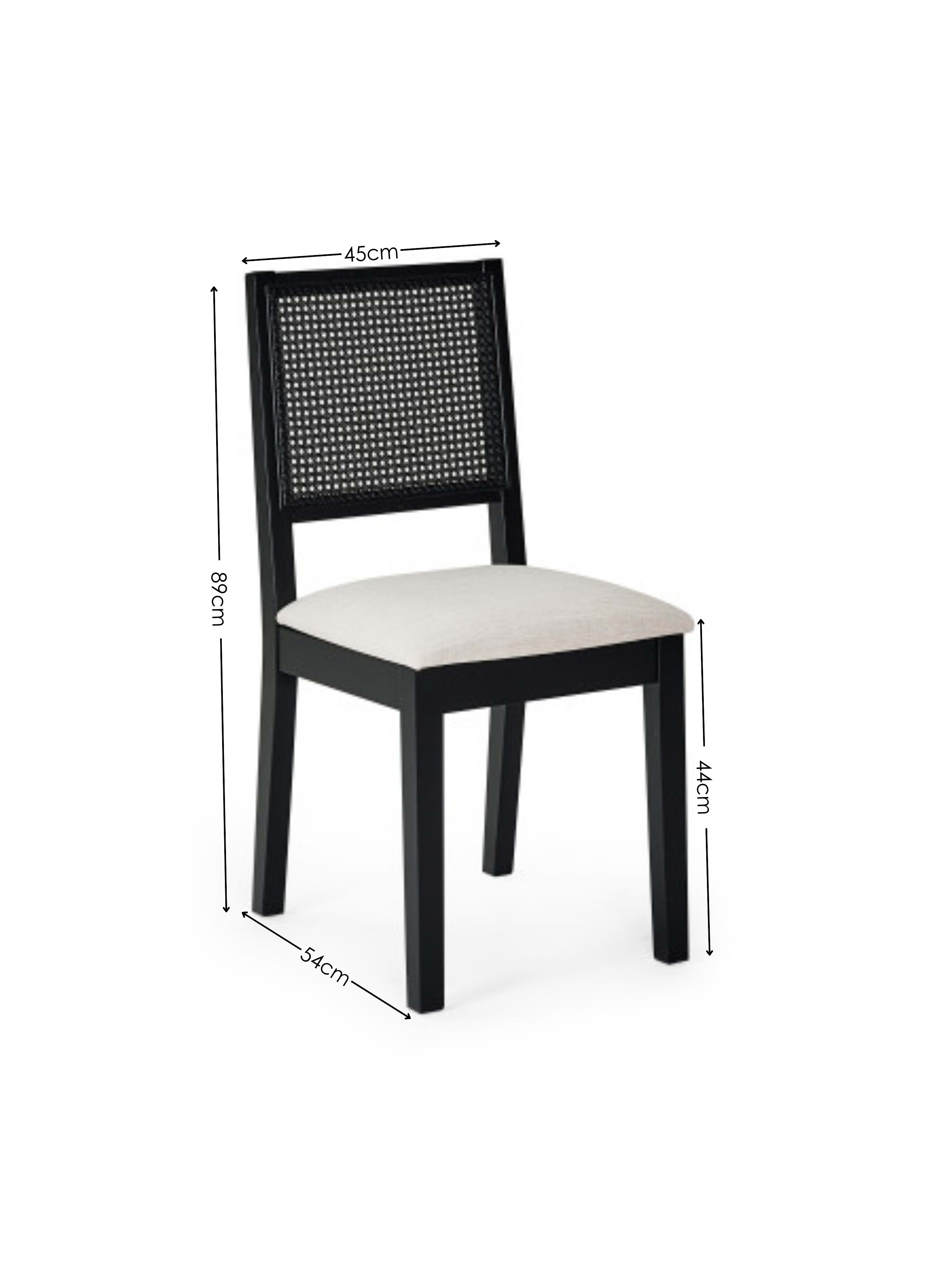 Knoxley Black Extending Rectangular Dining Table Set with 8 Rattan Back Chairs – Black Oak Effect