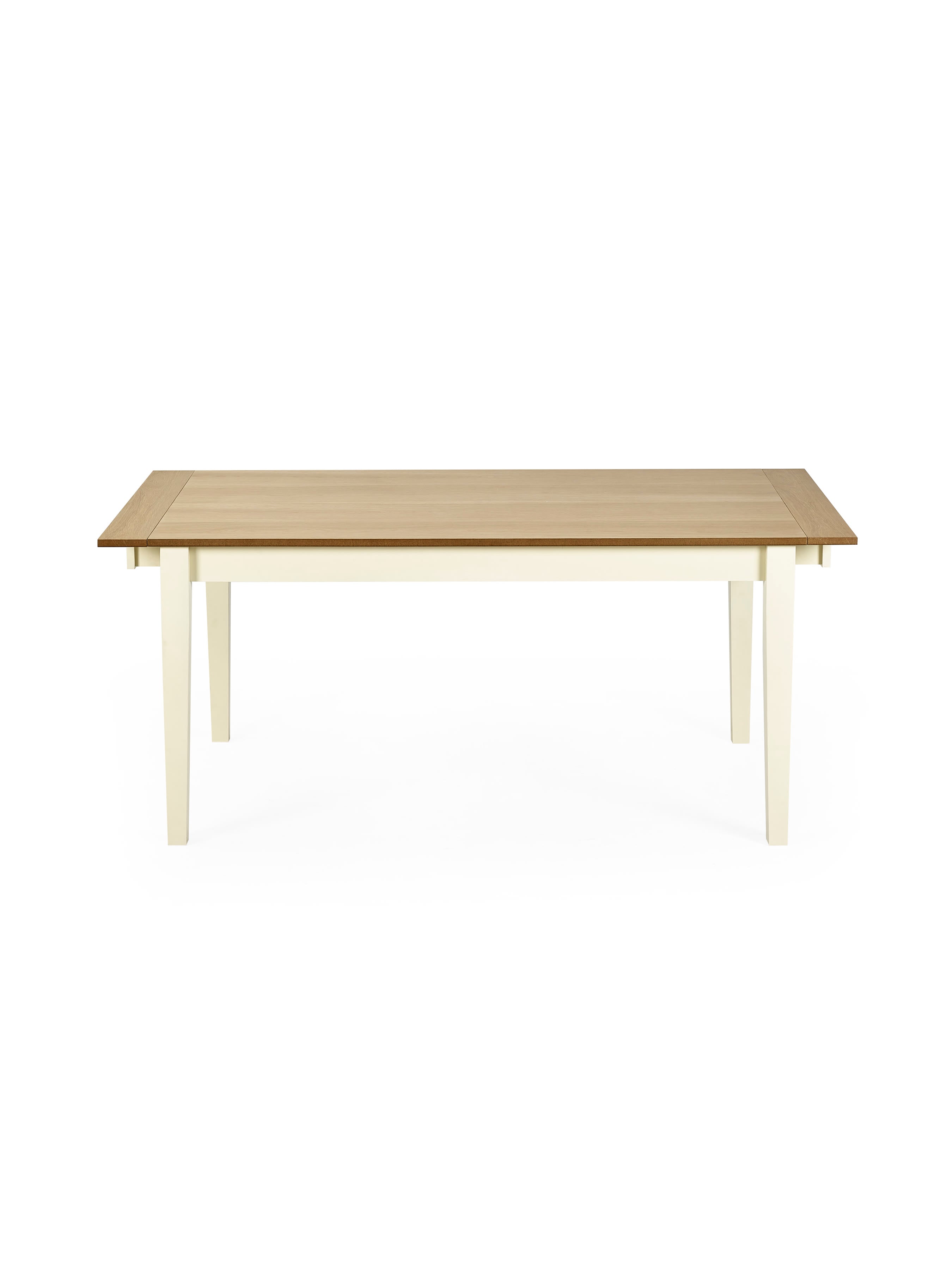 Larissa Natural Oak Effect 173–251cm Extending Dining Table – Ivory and Natural Oak