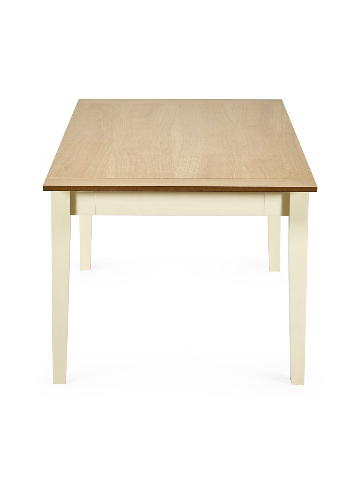 Larissa Natural Oak Effect 173–251cm Extending Dining Table – Ivory and Natural Oak