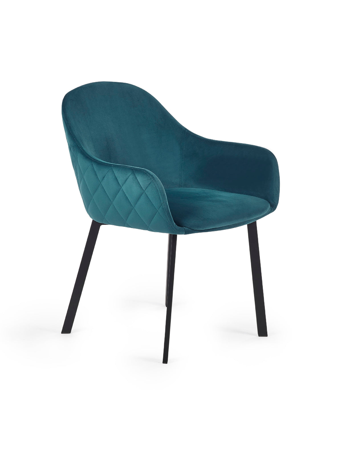 Lima Dining Chairs - Teal Velvet (Set Of 2)