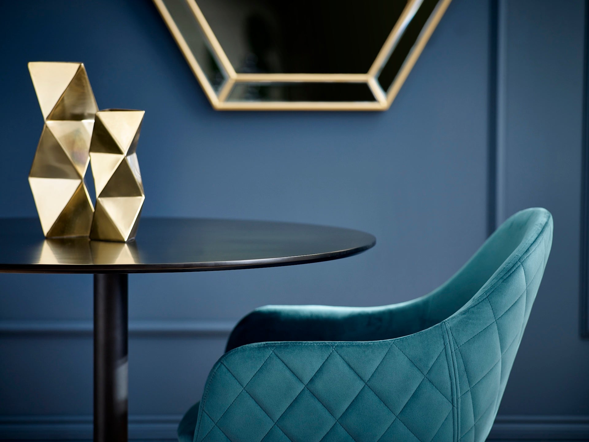 Lima Dining Chairs - Teal Velvet (Set Of 2) – Julian Bowen, view 7