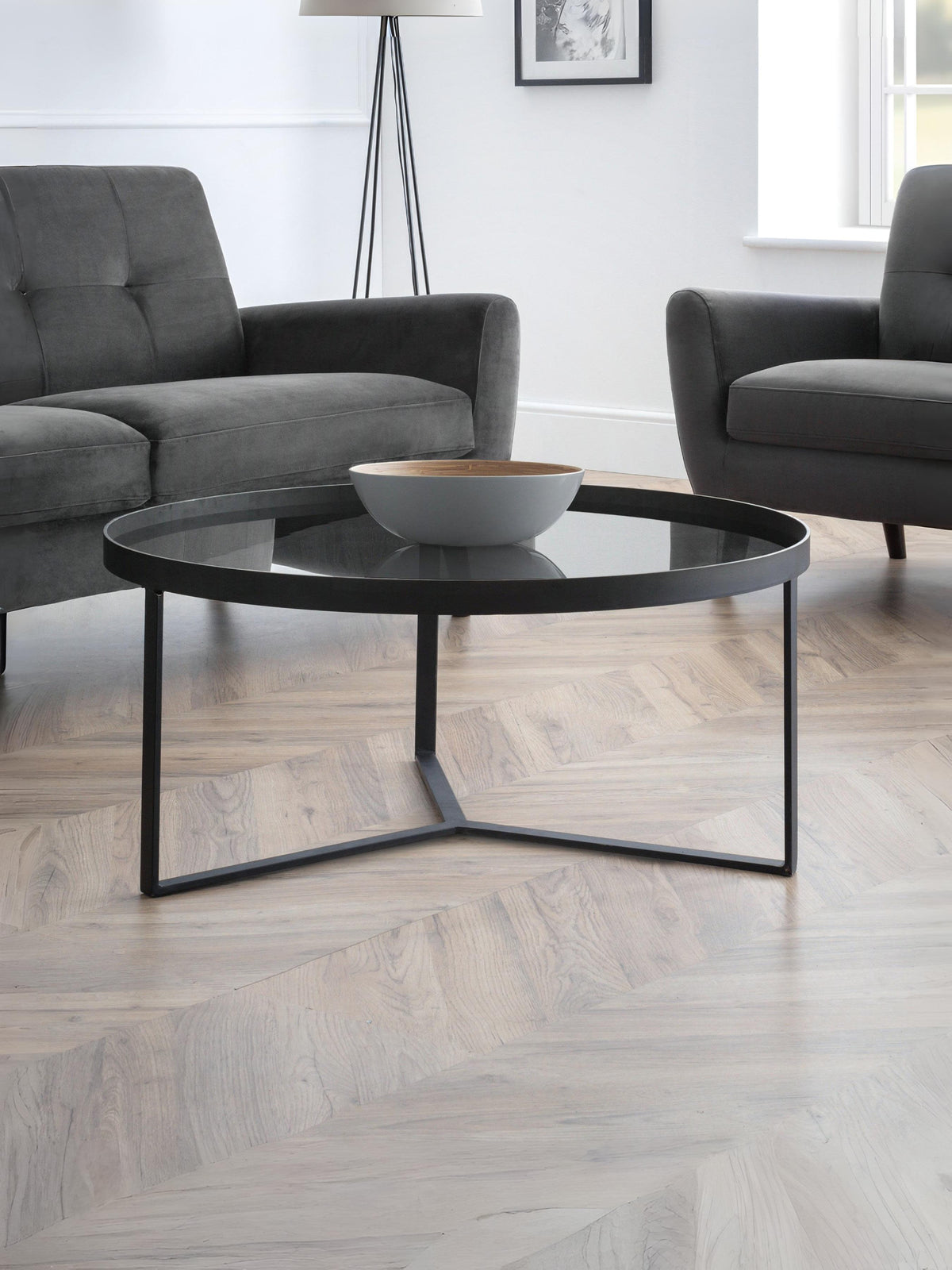 Loft Coffee Table - Smoked Glass