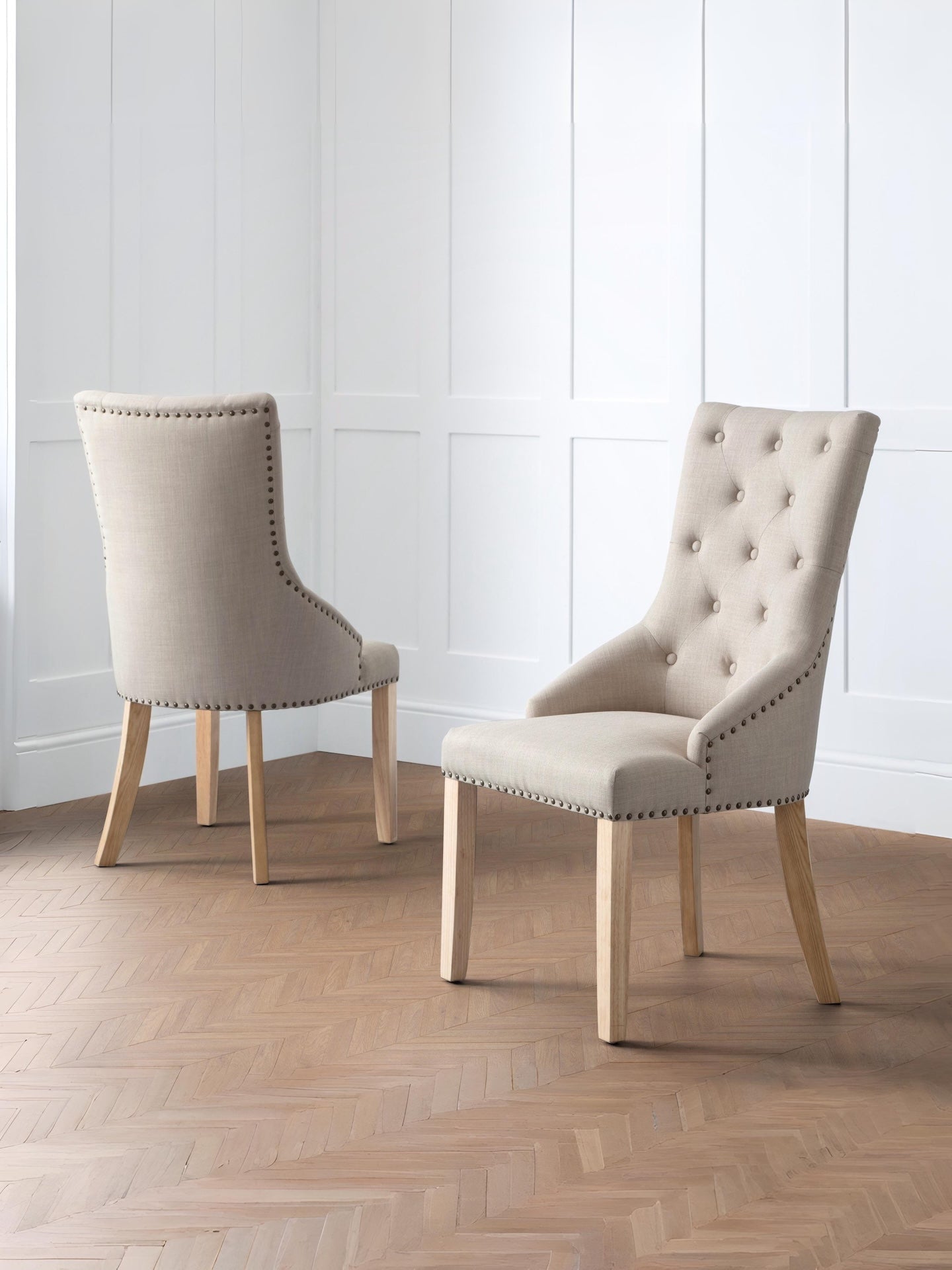 Loire Button Back Chairs (Set of 2) – Julian Bowen, view 2