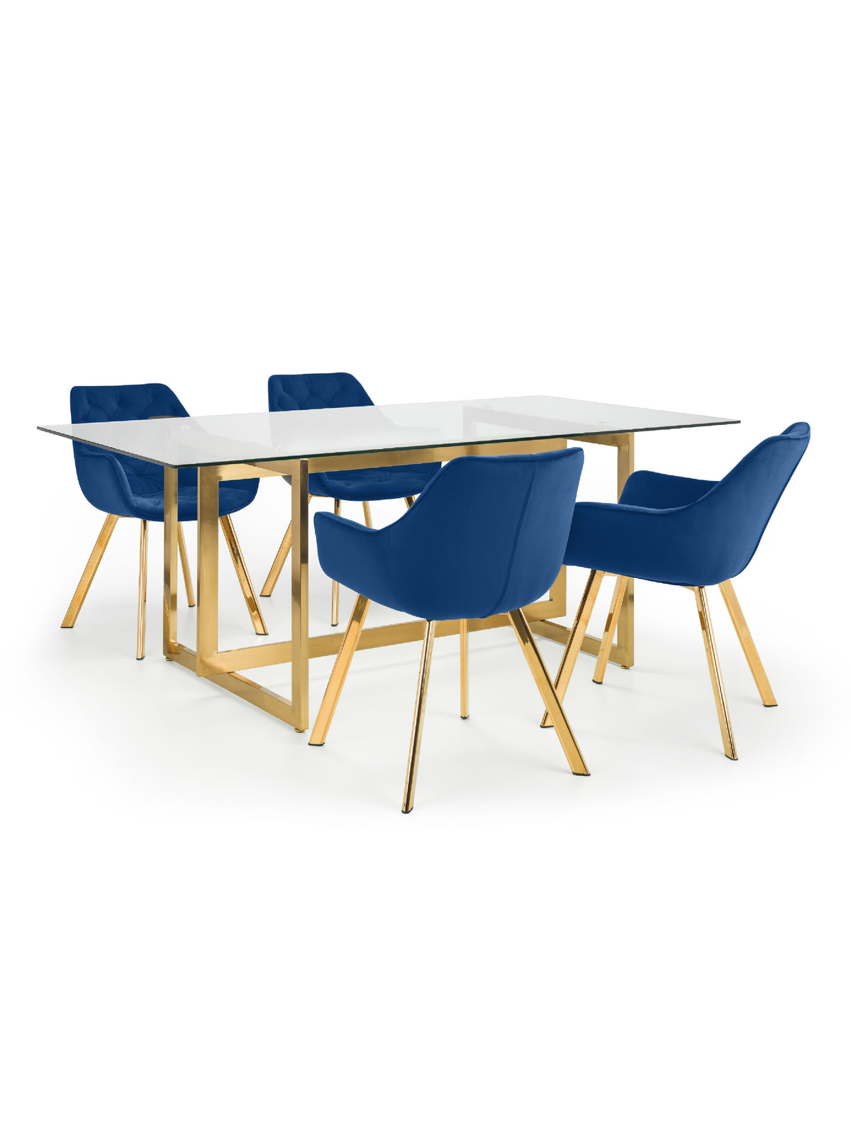 Lorenzo Dining Chairs - Blue (Set Of 2)