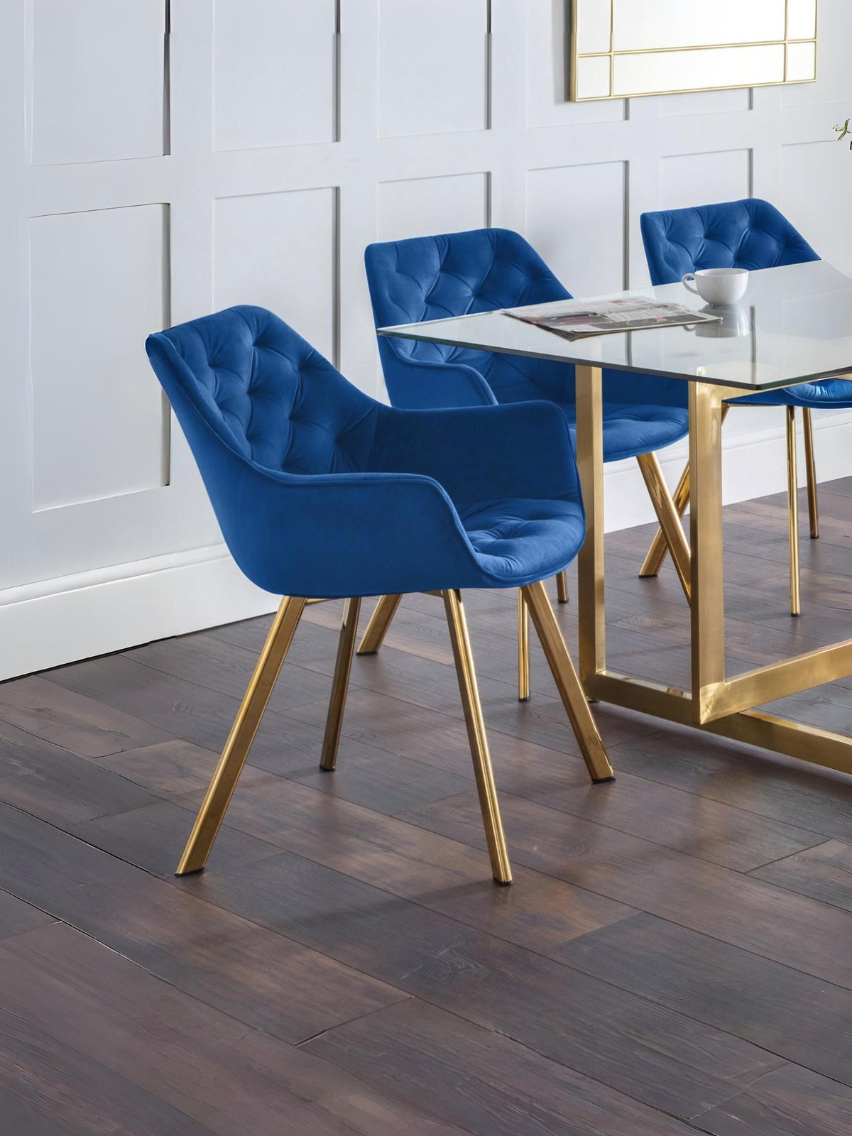 Lorenzo Dining Chairs - Blue (Set Of 2)