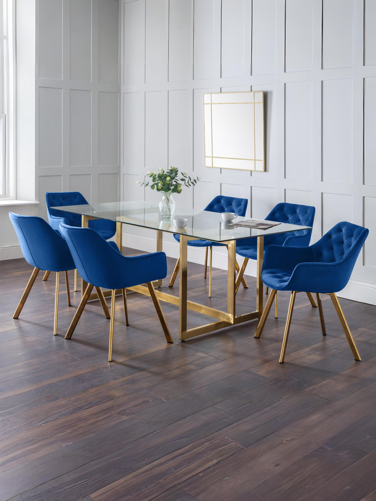 Lorenzo Dining Chairs - Blue (Set Of 2)