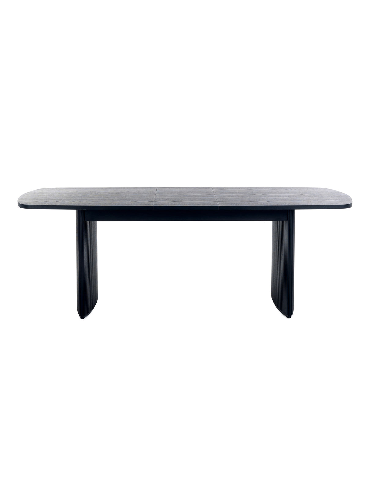 Louis Fluted Extending Dining Table - Black