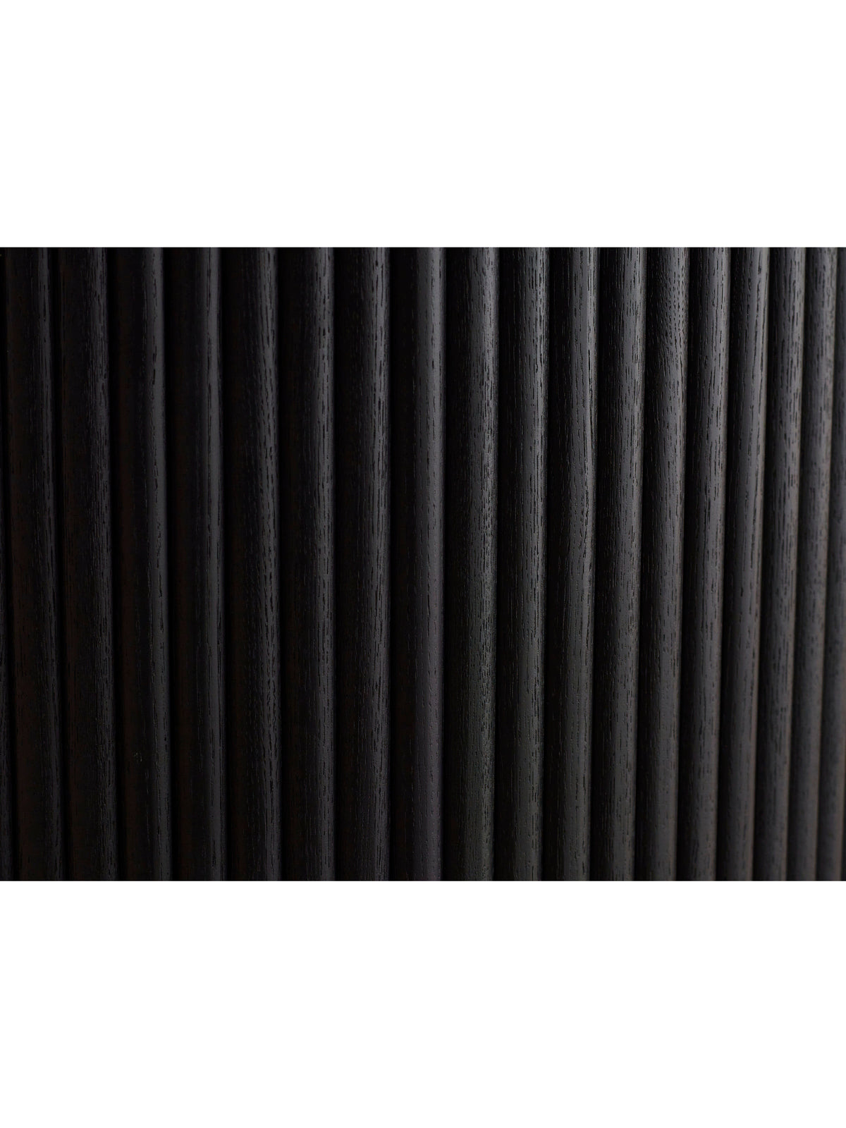 Louis Fluted Round Dining Table - Black