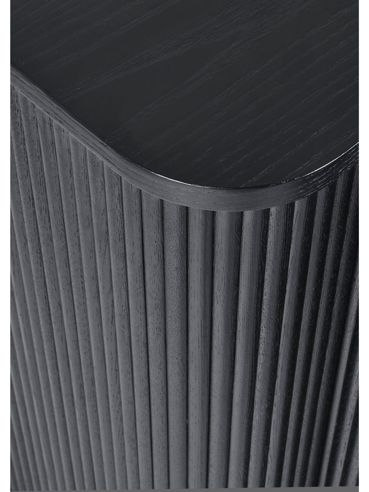 Louis Fluted Sideboard - Black