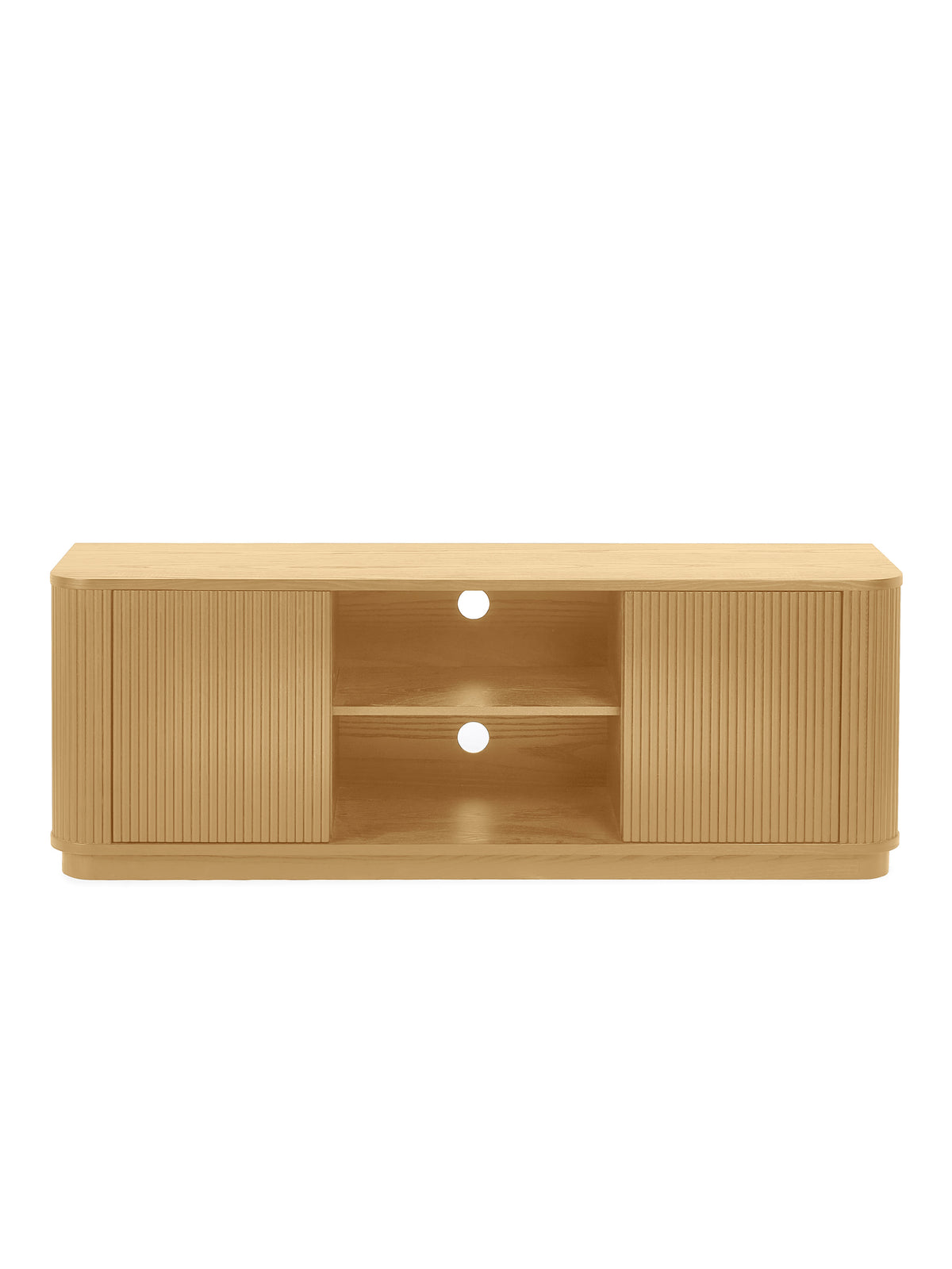Louis Light Oak Effect Fluted TV Unit
