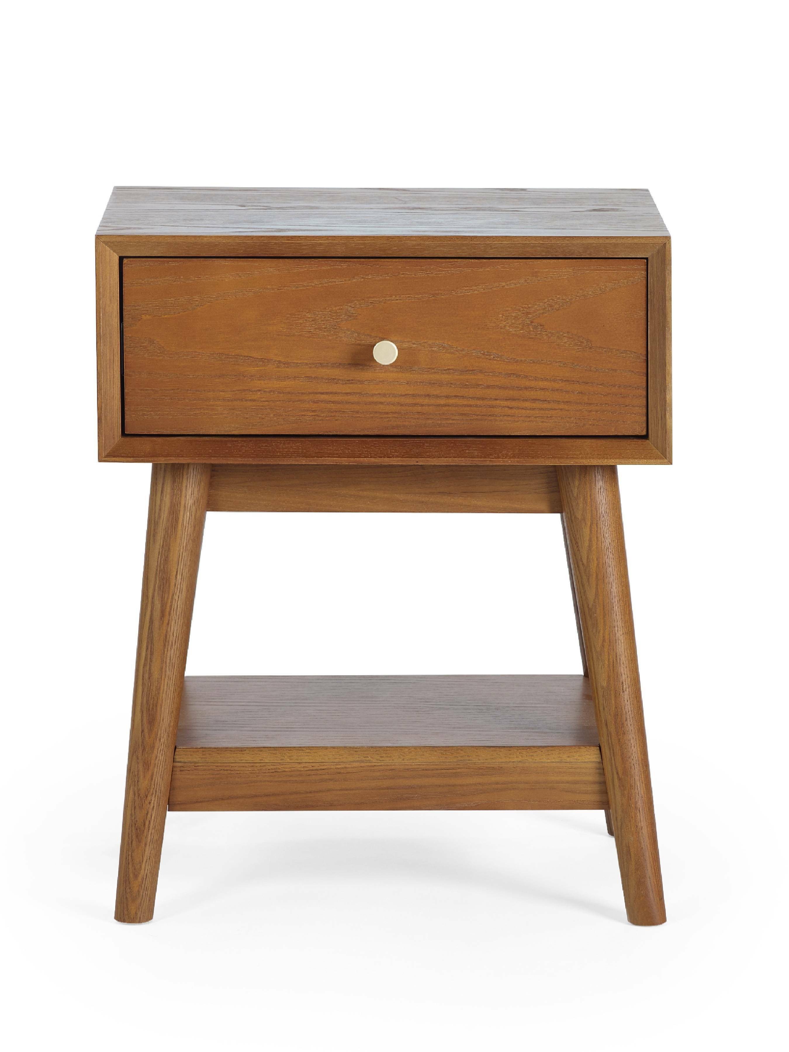 Lowry 1 Drawer Side Table – Julian Bowen, view 4