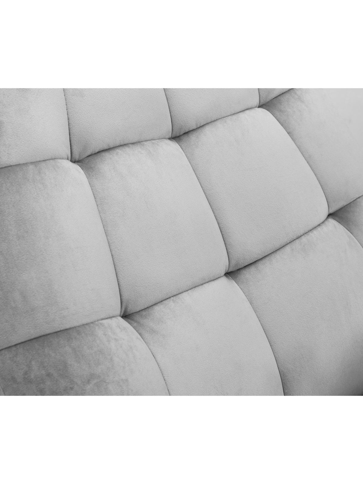 Lucerne Velvet Chair - Grey