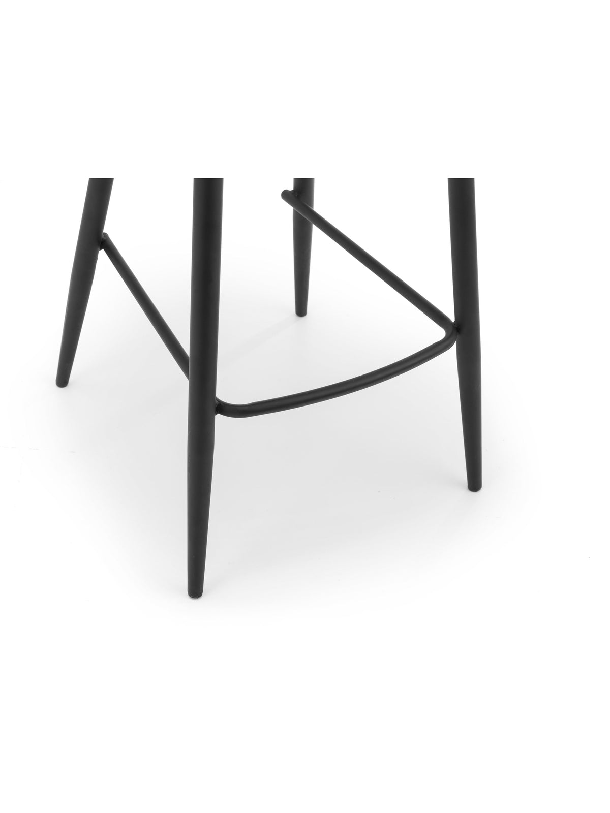 Luxe Velvet Bar Stool - Mustard