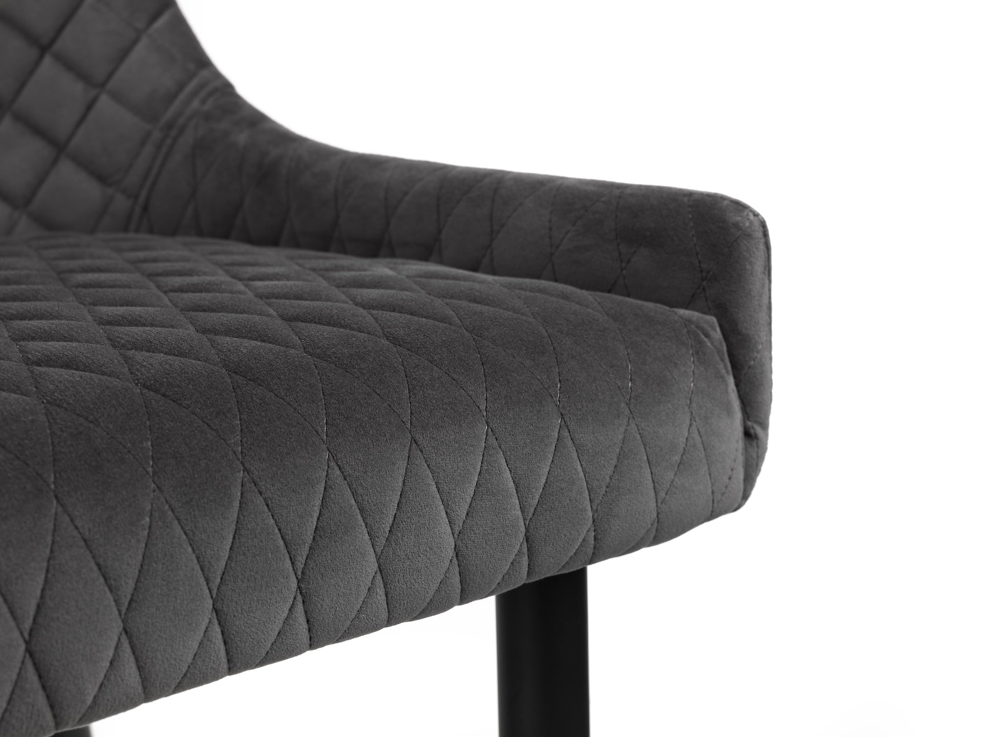 Luxe High Back Bench - Grey – Julian Bowen, view 5