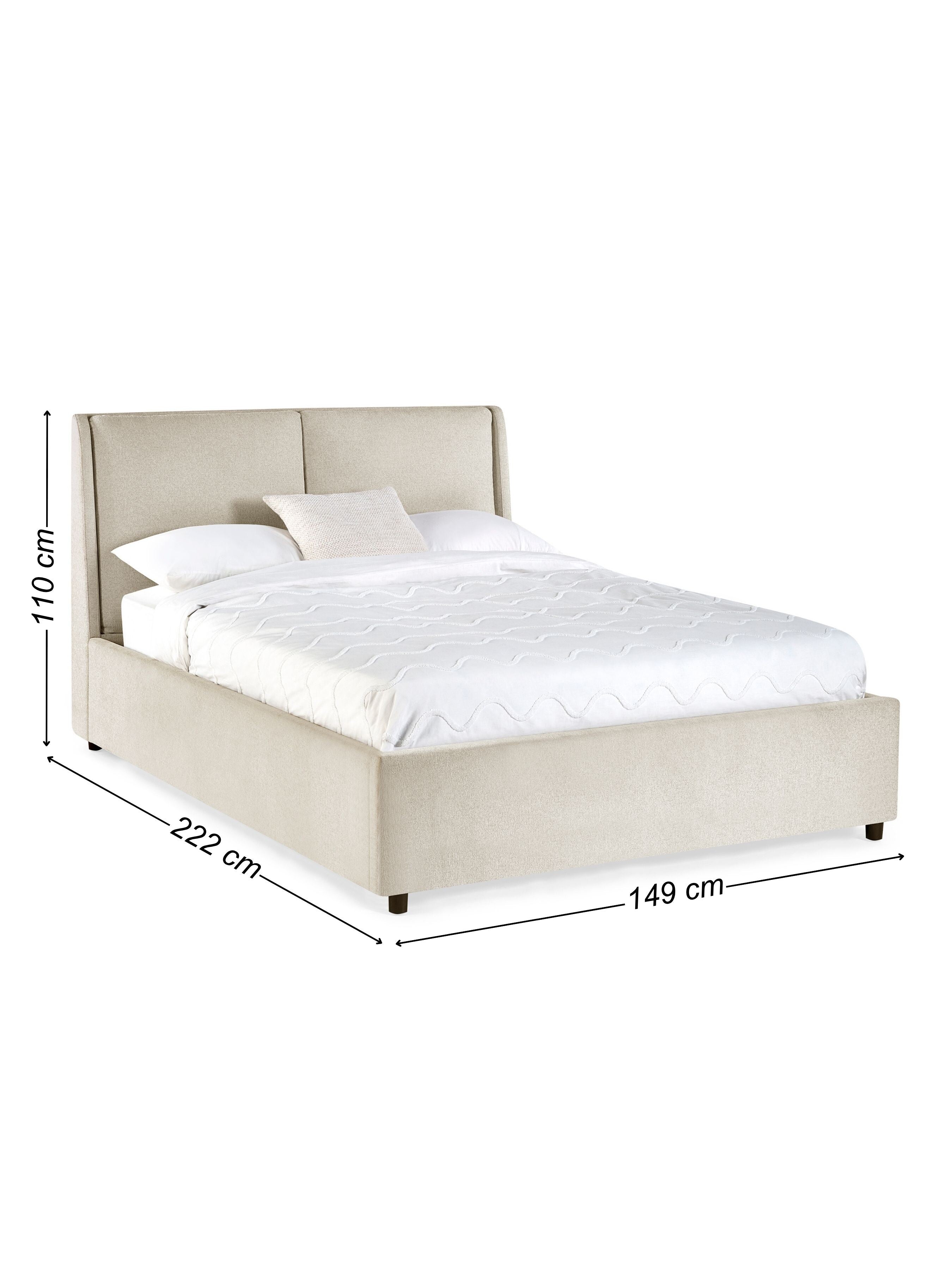Maddock Ottoman Storage Bed - Beige – Julian Bowen, view 8