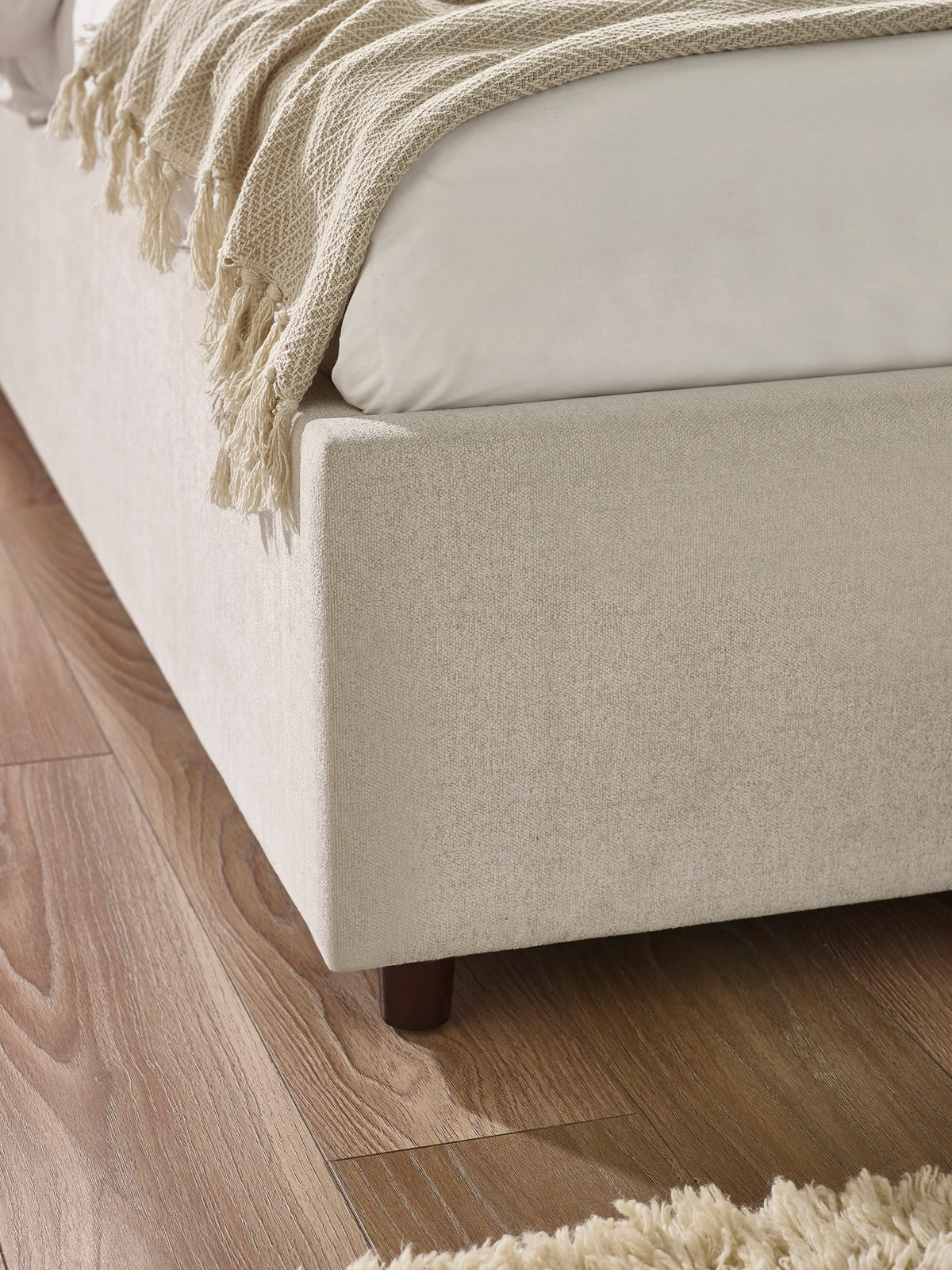 Maddock Ottoman Storage Bed - Beige