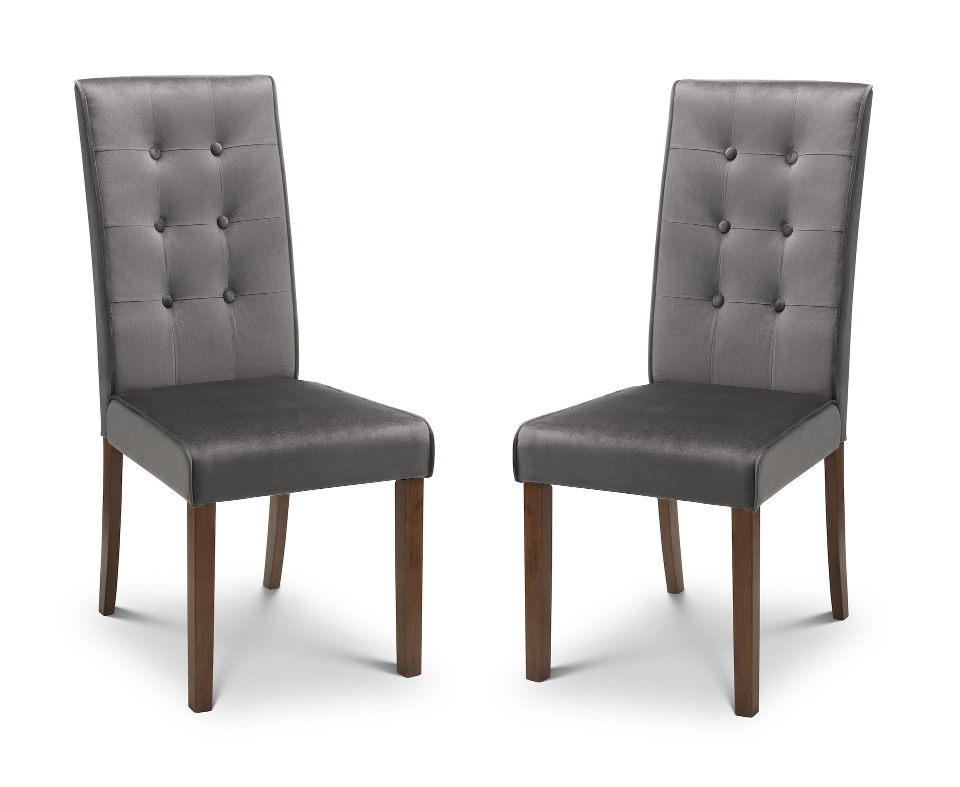 Madrid Velvet Dining Chairs (Set Of 2) – Julian Bowen