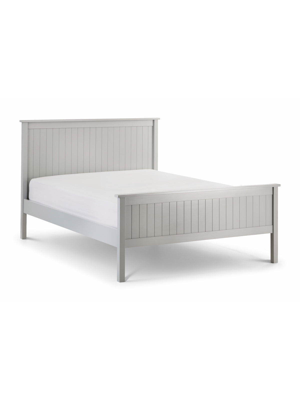 Maine Wooden Bed - Dove Grey