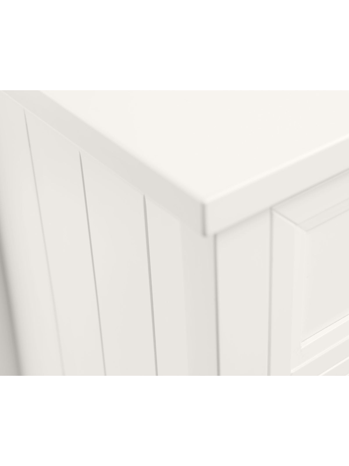 Maine 6 Drawer Wide Chest - Surf White