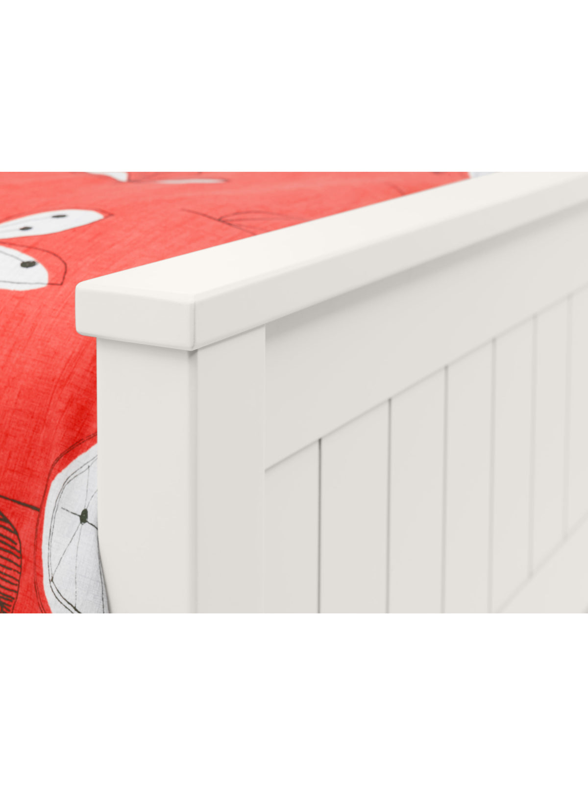 Maine Bookcase Bed Surf White