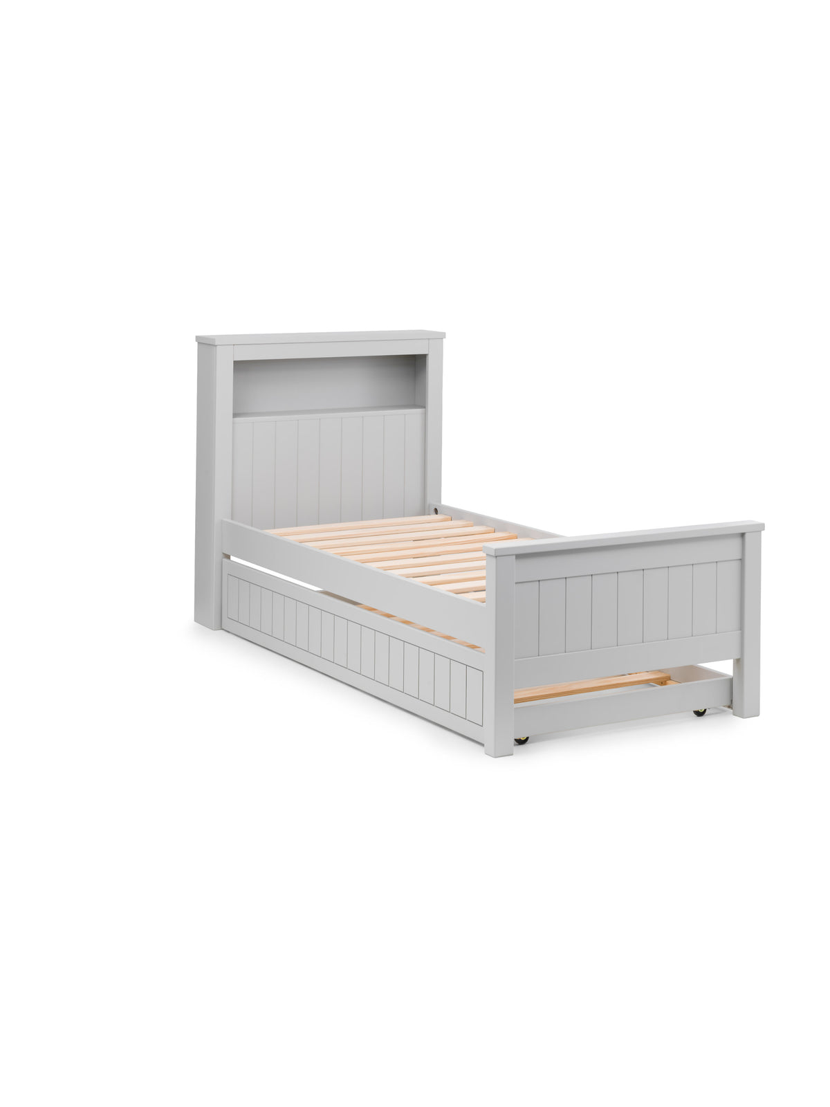 Maine Bookcase Bed Dove Grey