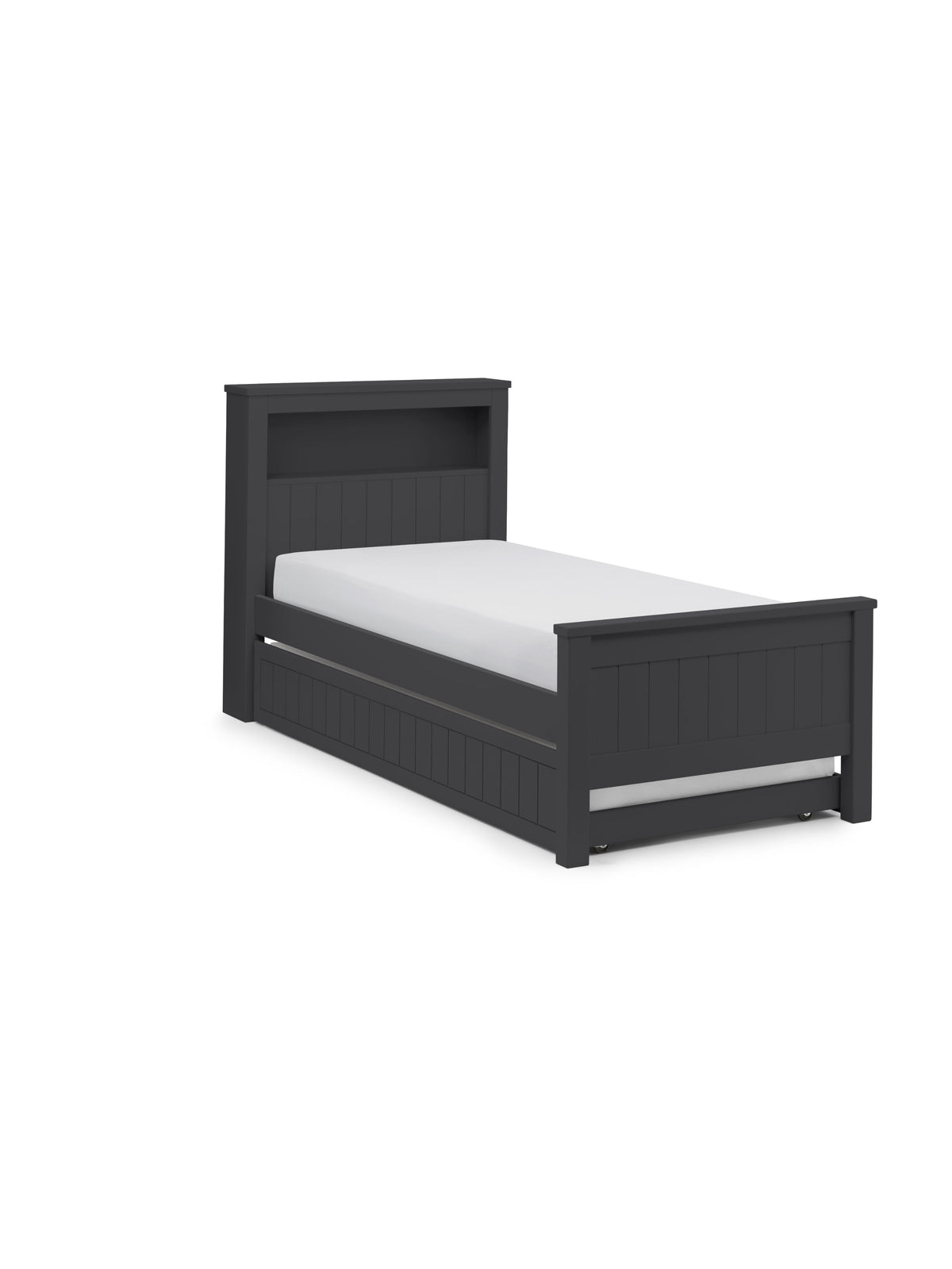 Maine Bookcase Bed - Anthracite